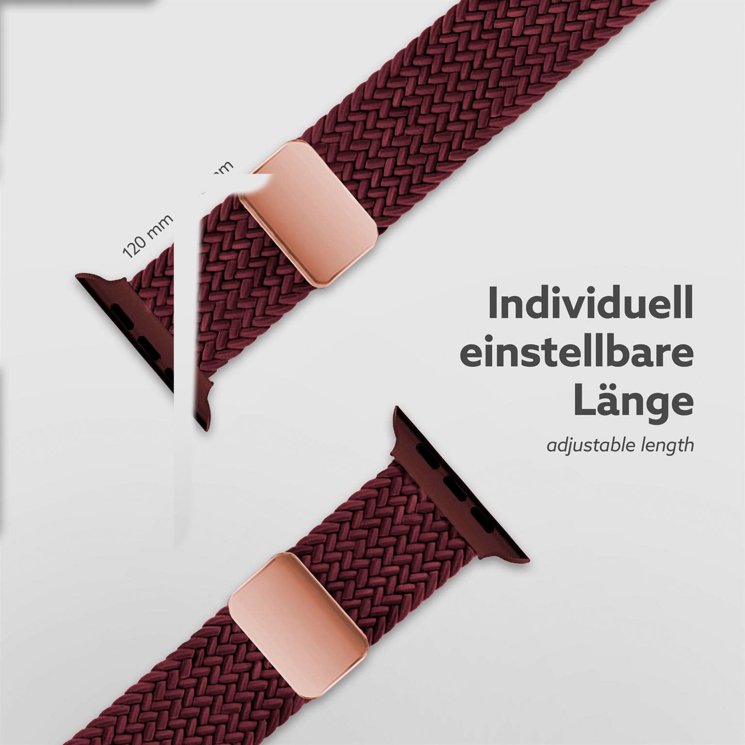 Casual Loop für Apple Watch SE 3 (40mm) in der Farbe Silver Gray (Grau)
