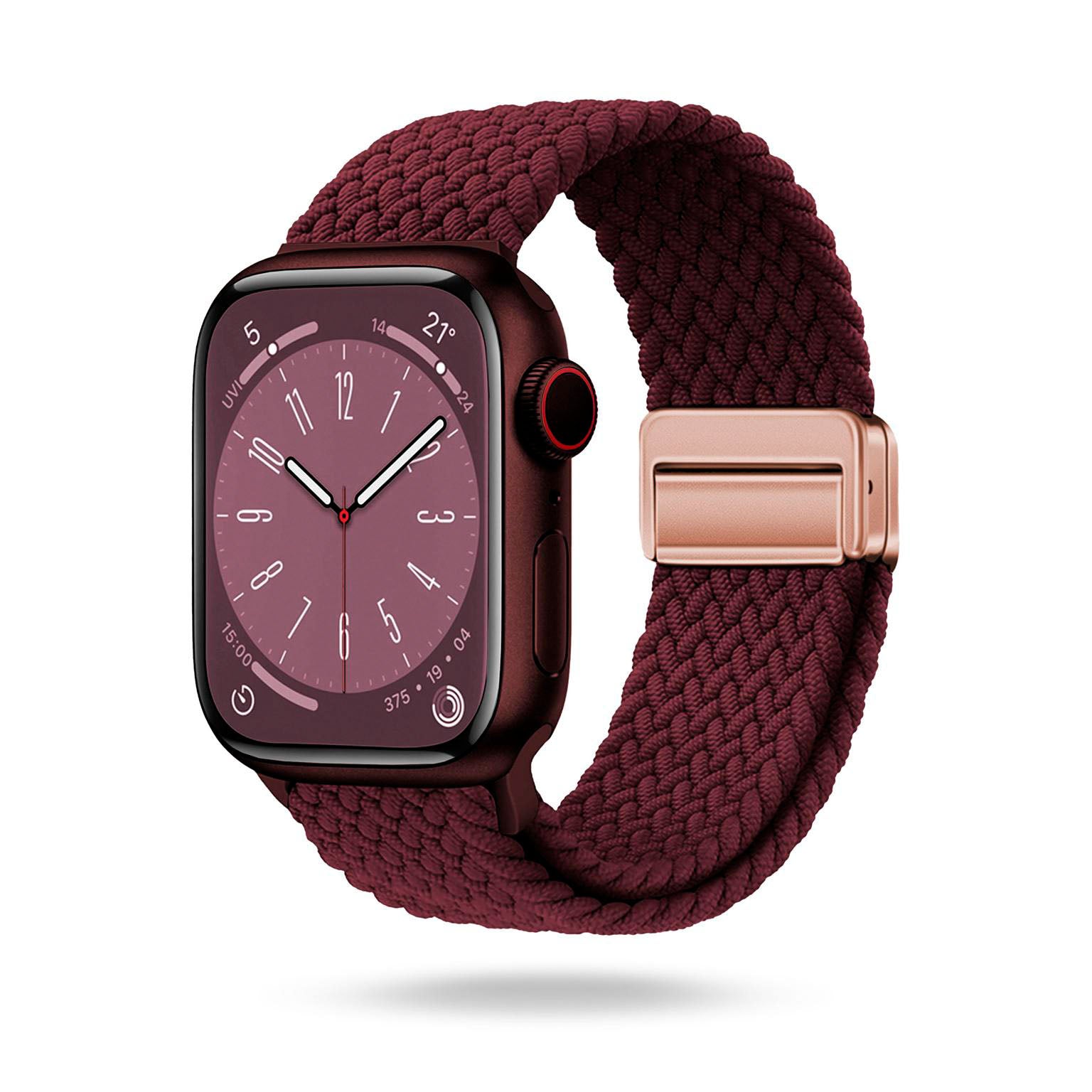 Casual Loop für Apple Watch SE 3 (40mm) in der Farbe Burgundy (Lila / Violett)