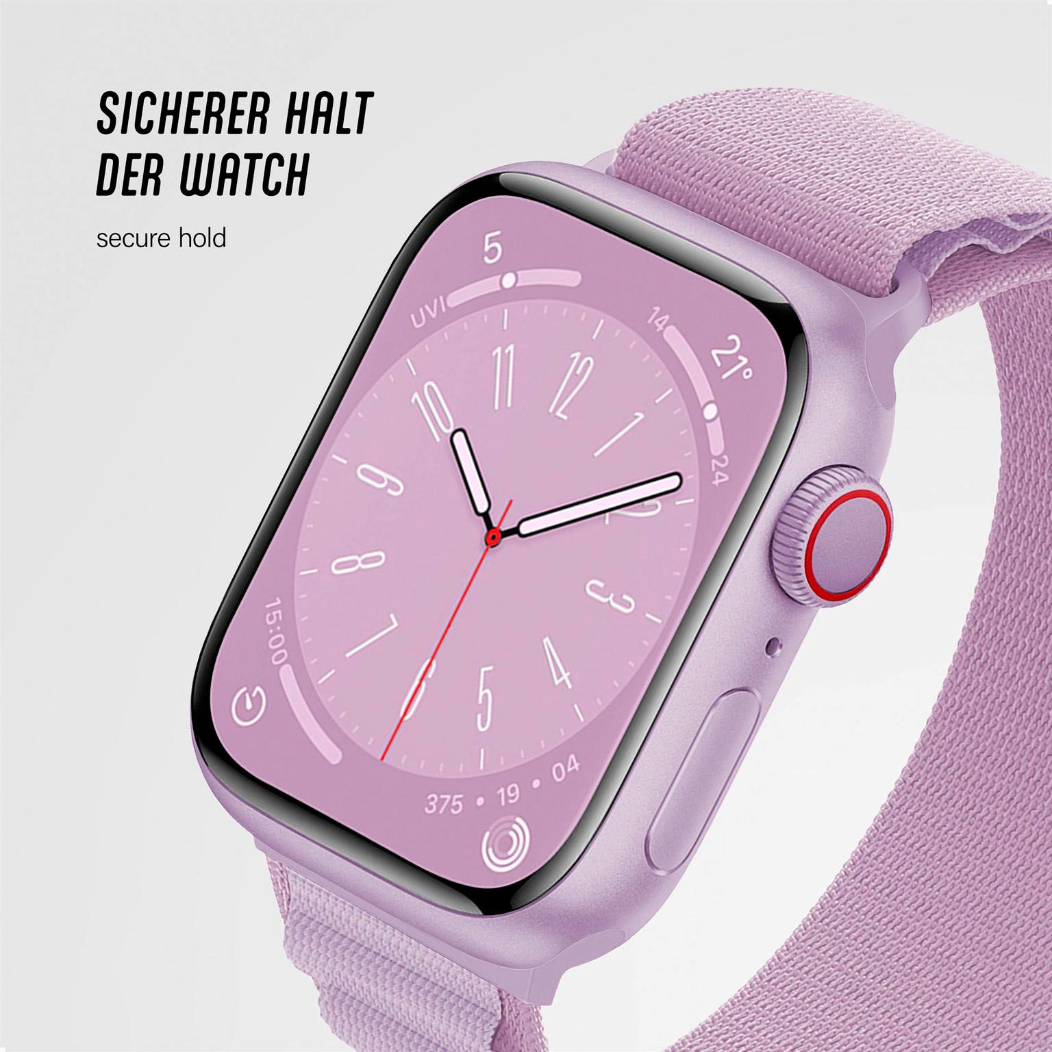 Active Loop für Apple Watch SE 3 (40mm) in der Farbe Lilac Lavender (Lila / Violett)