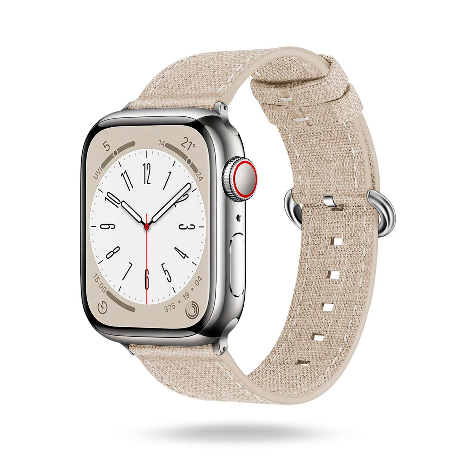 Urban Strap für Apple Watch SE 3 (40mm) in der Farbe Polarstern (Braun / Beige)