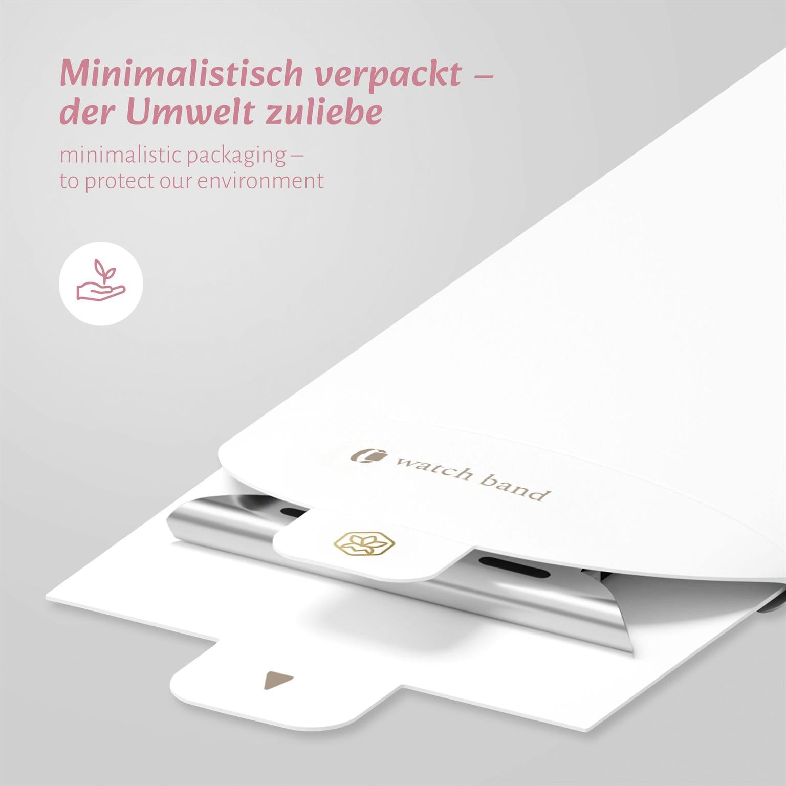 Urban Strap für Apple Watch SE 3 (40mm) in der Farbe Zartrosa (Rosa / Pink)