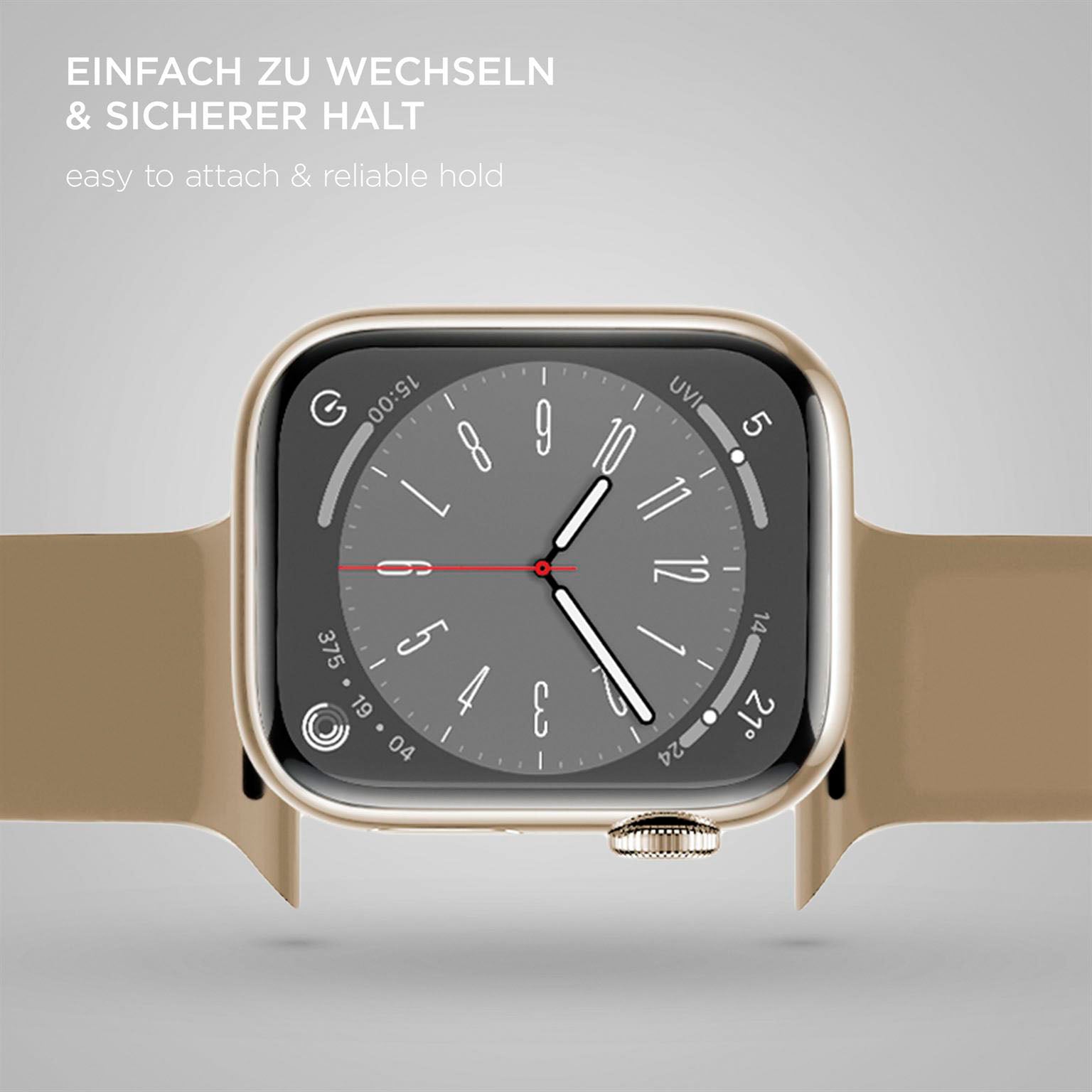 Soft Band für Apple Watch SE 3 (44mm) in der Farbe Desert Dune (Braun / Beige)