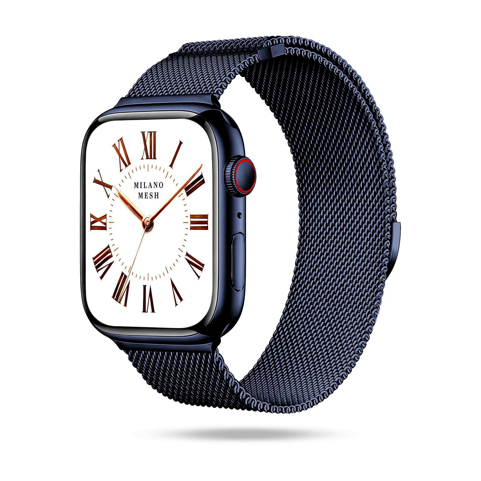Milano Mesh für Apple Watch SE 3 (44mm) in der Farbe Napoli Blue (Blau)