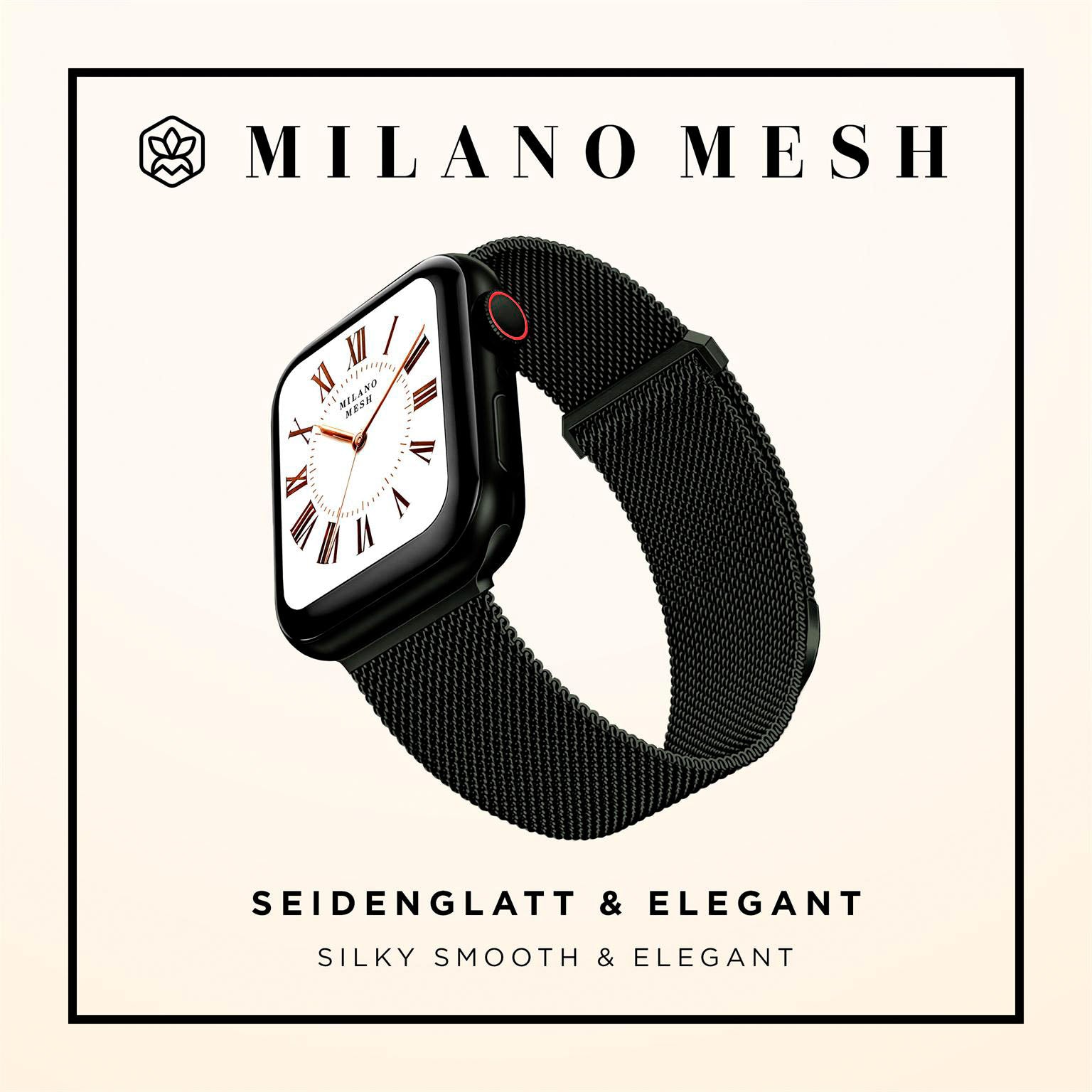 Milano Mesh für Apple Watch SE 3 (44mm) in der Farbe Sardegna Verde (Grün)