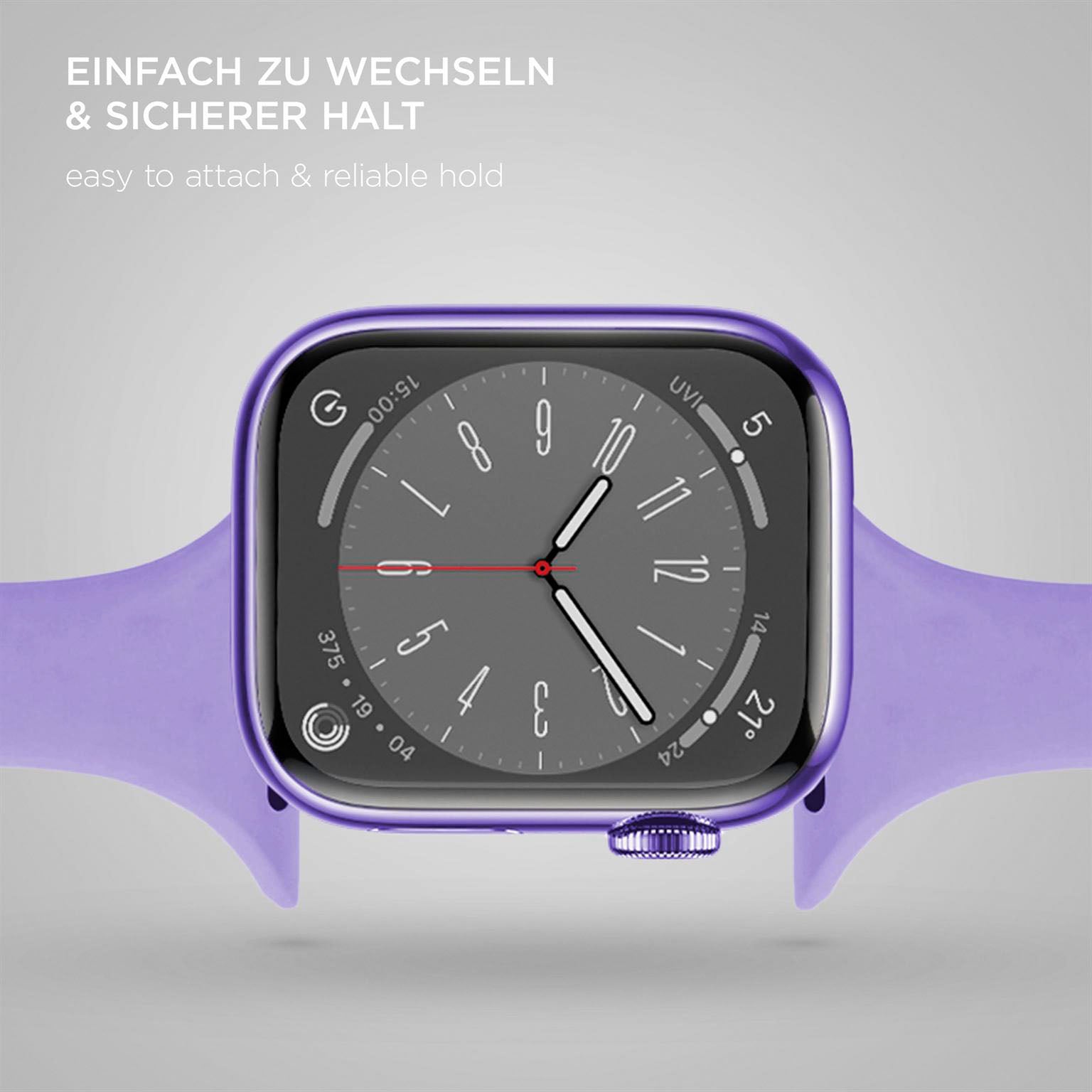 Soft Band Slim für Apple Watch SE 3 (44mm) in der Farbe Lavender Dream (Lila / Violett)