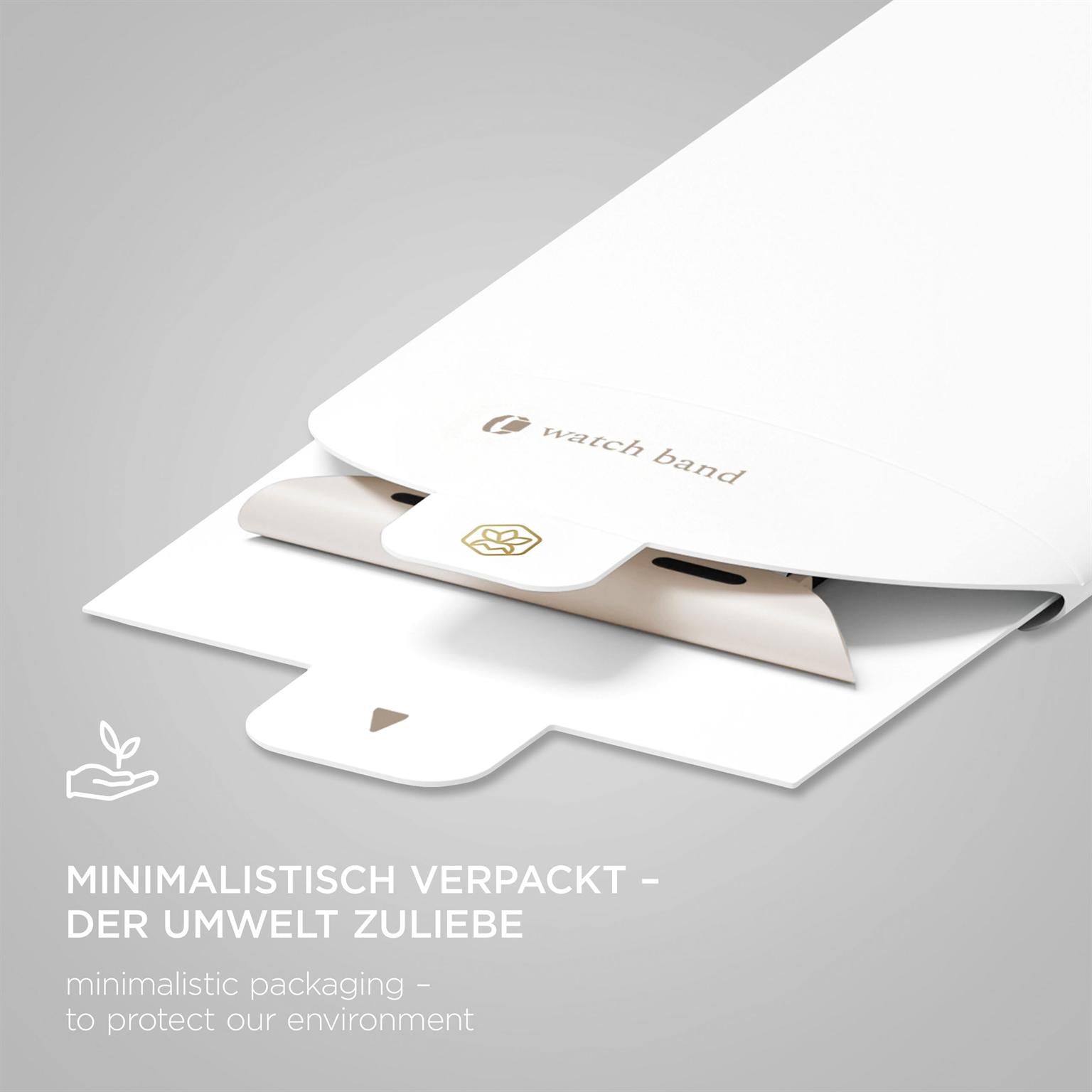 Soft Band Slim für Apple Watch SE 3 (44mm) in der Farbe Polarstern (Weiß)
