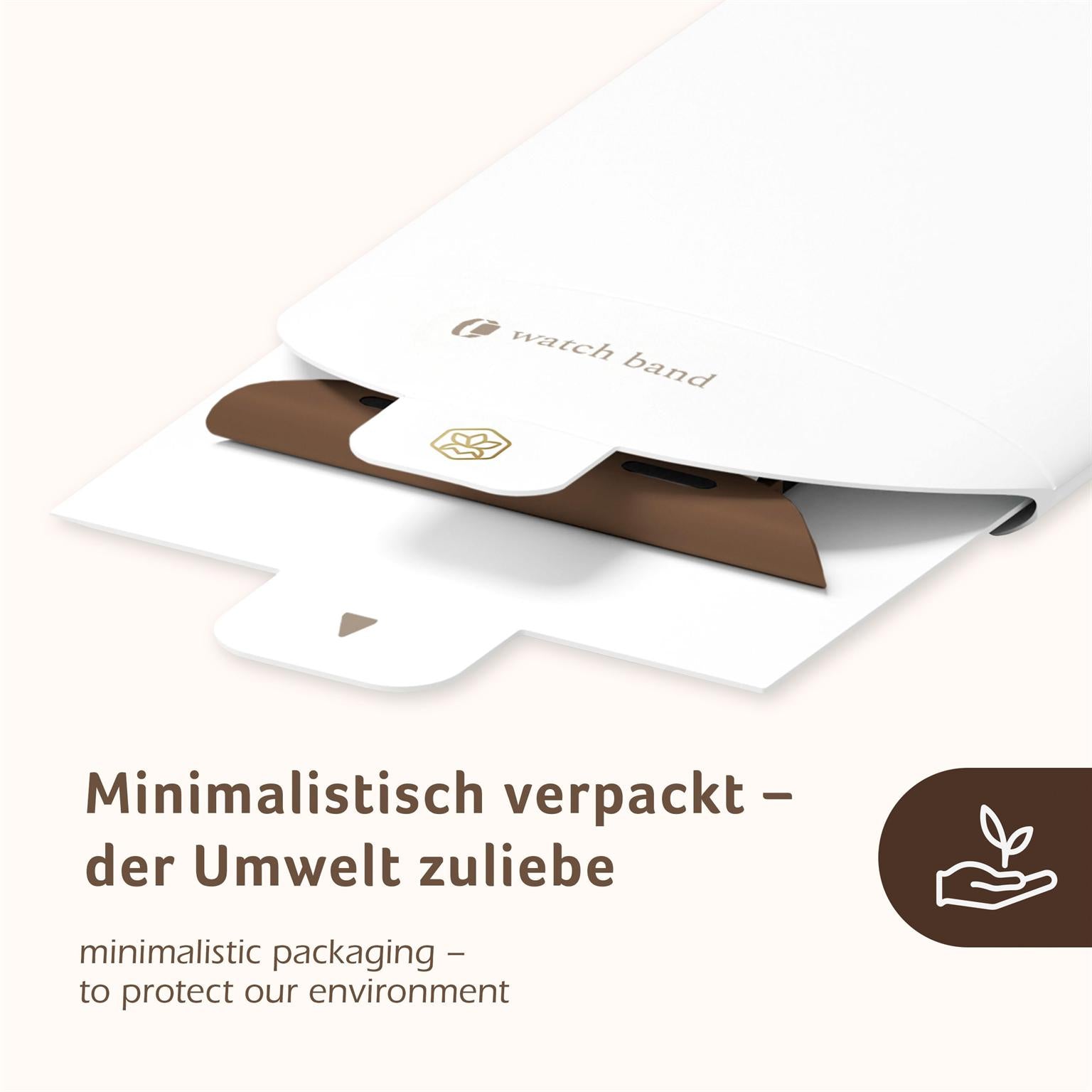 Flex Loop für Apple Watch SE 3 (44mm) in der Farbe Cocoa Brown (Braun / Beige)