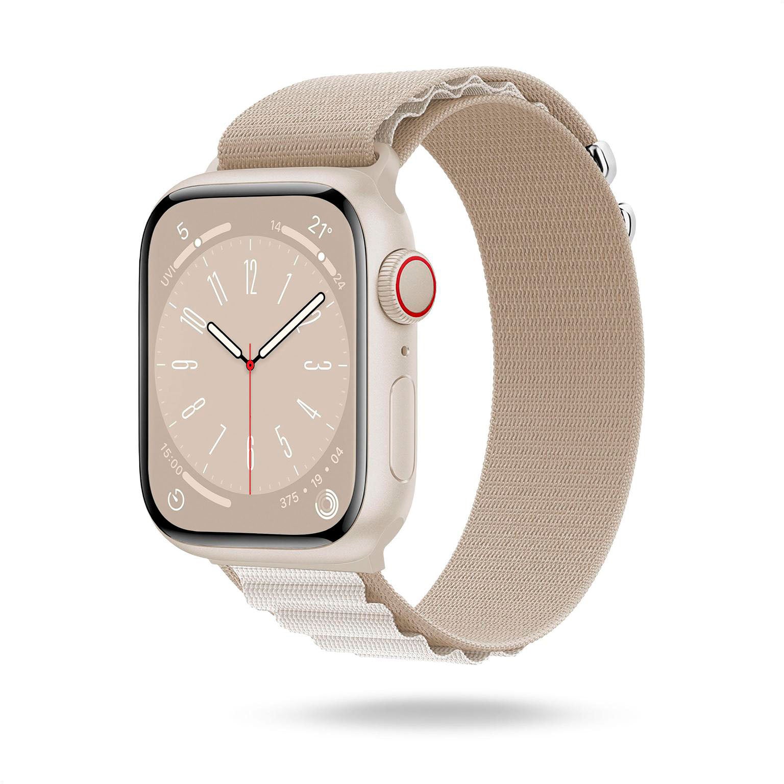 Active Loop für Apple Watch SE 3 (44mm) in der Farbe Polarstern (Weiß)