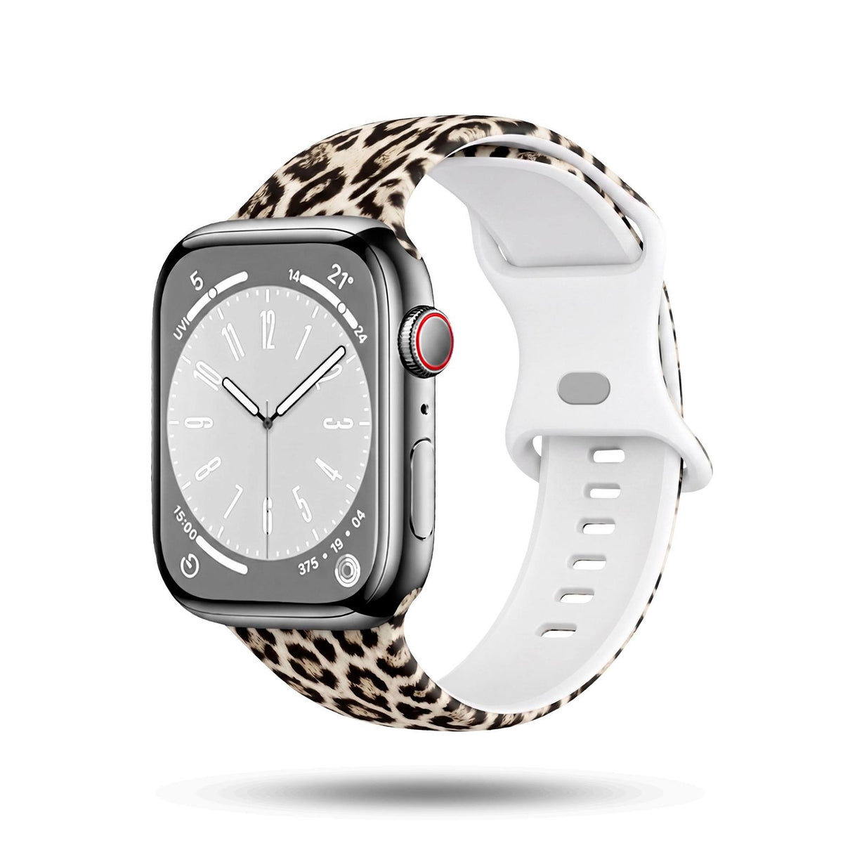 Soft Band für Apple Watch 1 (38mm) in der Farbe Wild Leopard (Braun / Beige)