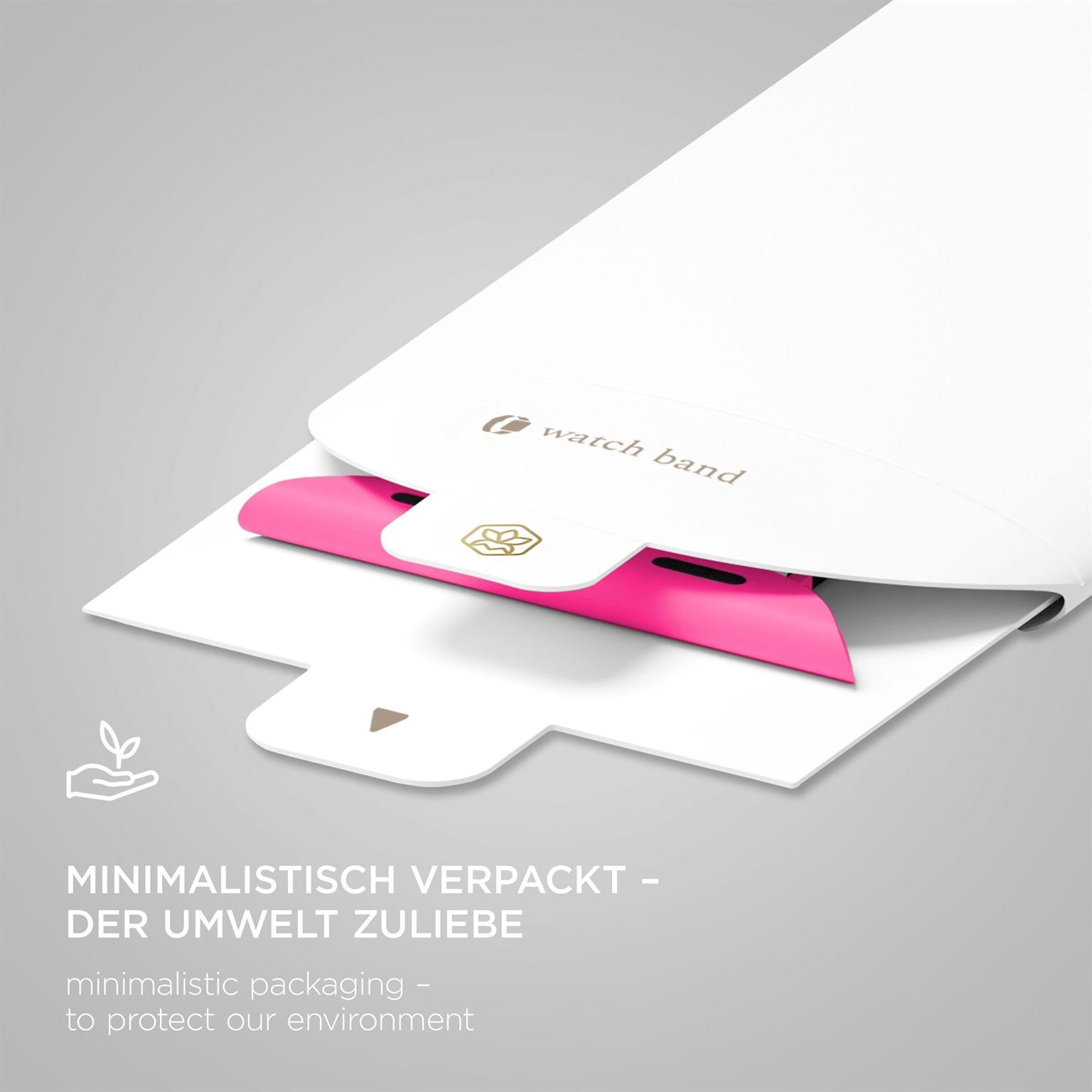 Soft Band Slim für Apple Watch 1 (38mm) in der Farbe Candy Pink (Rosa / Pink)