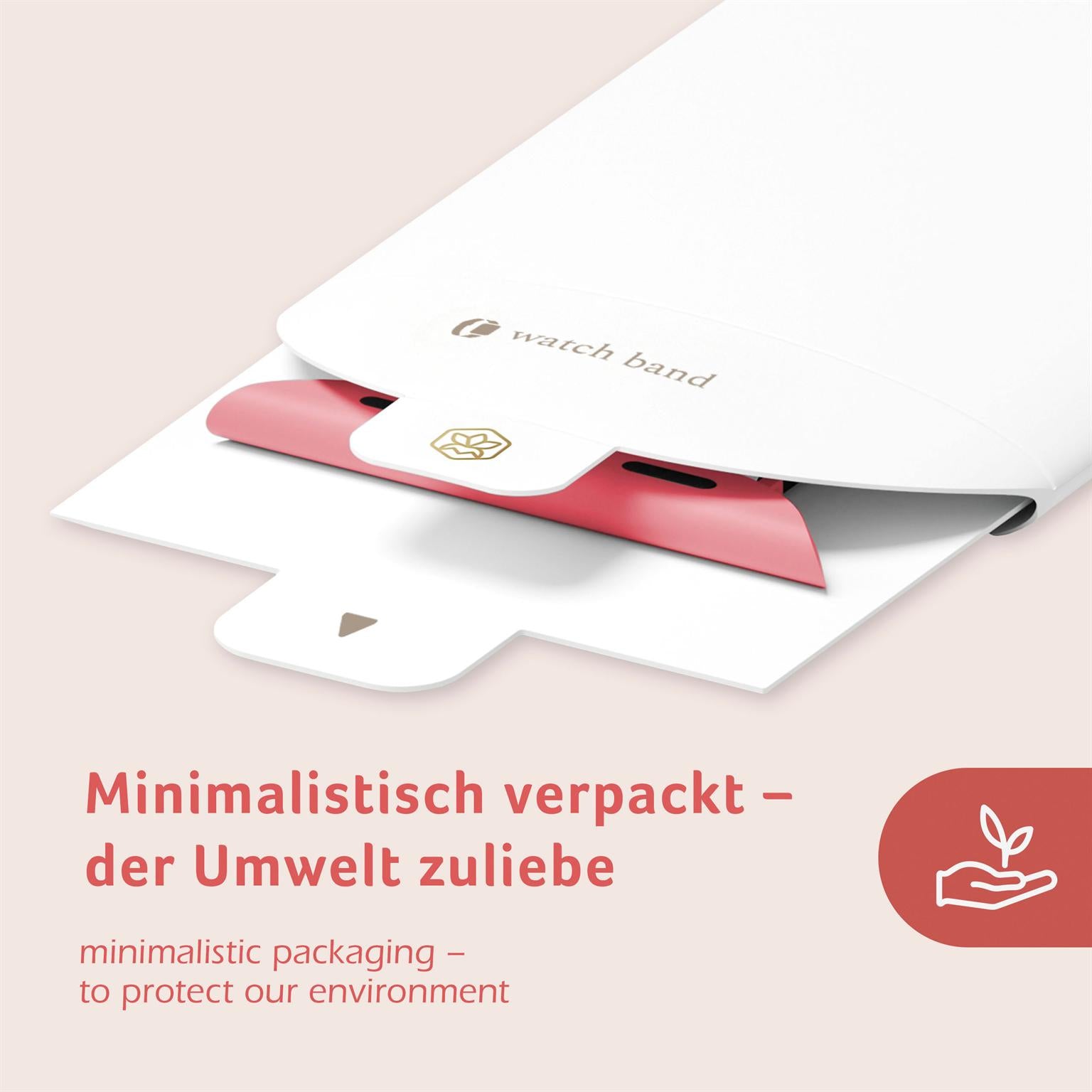 Flex Loop für Apple Watch 10 (42mm) in der Farbe Rosy Red (Rosa / Pink)