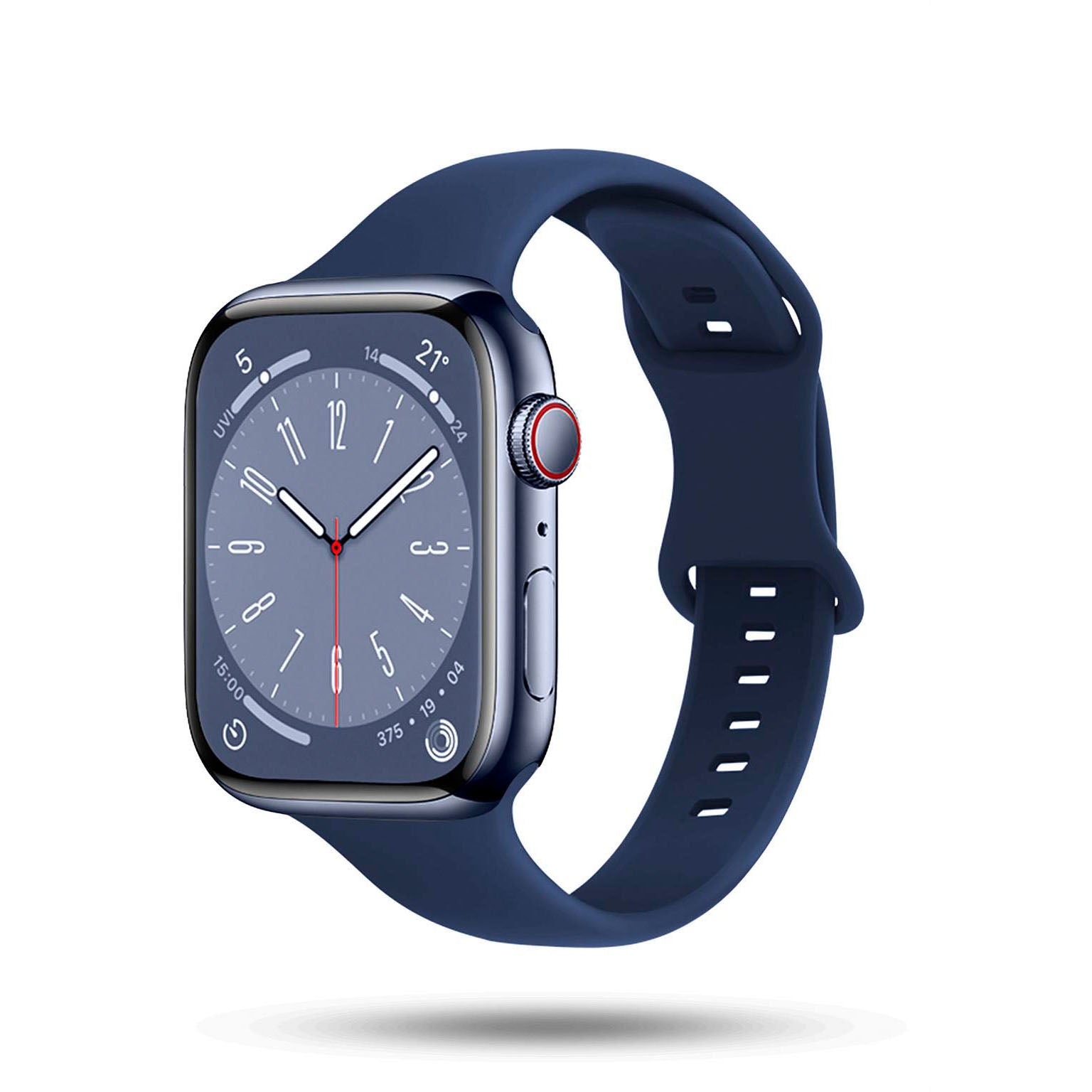 Soft Band Slim für Apple Watch 11 (42mm) in der Farbe Ocean Wave (Blau)