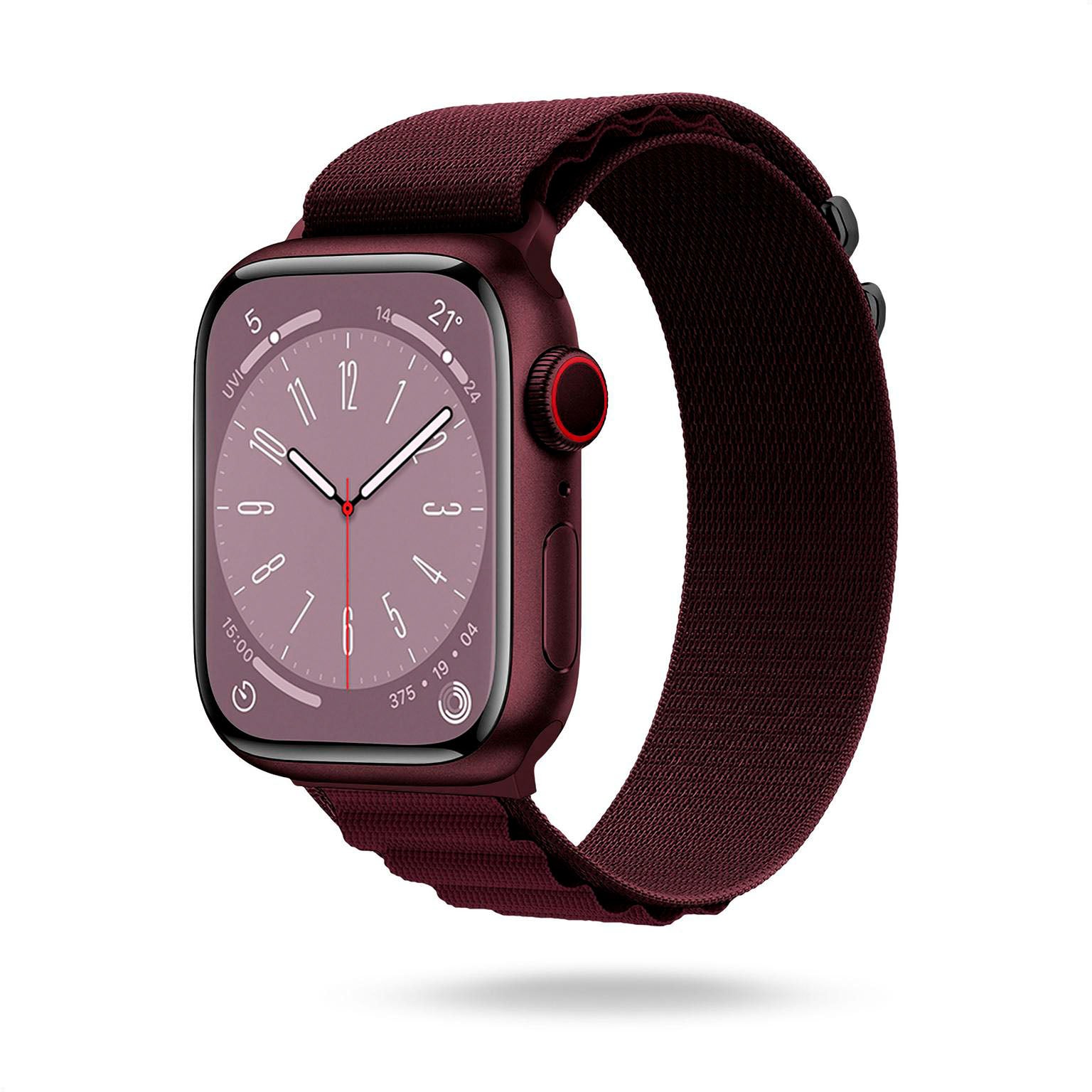 Active Loop für Apple Watch 11 (42mm) in der Farbe Cherry Red (Lila / Violett)