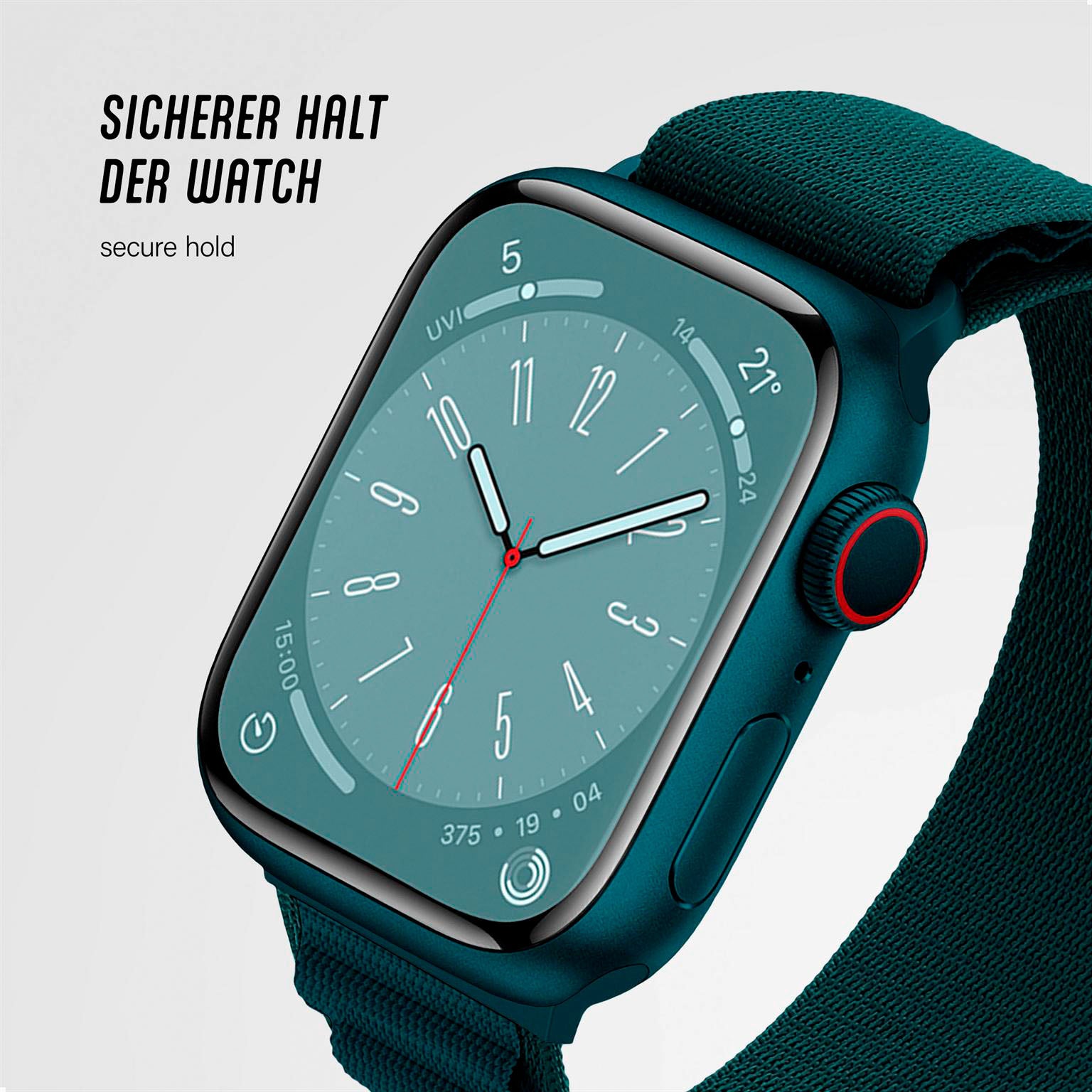 Active Loop für Apple Watch 11 (42mm) in der Farbe Jungle Green (Grün)
