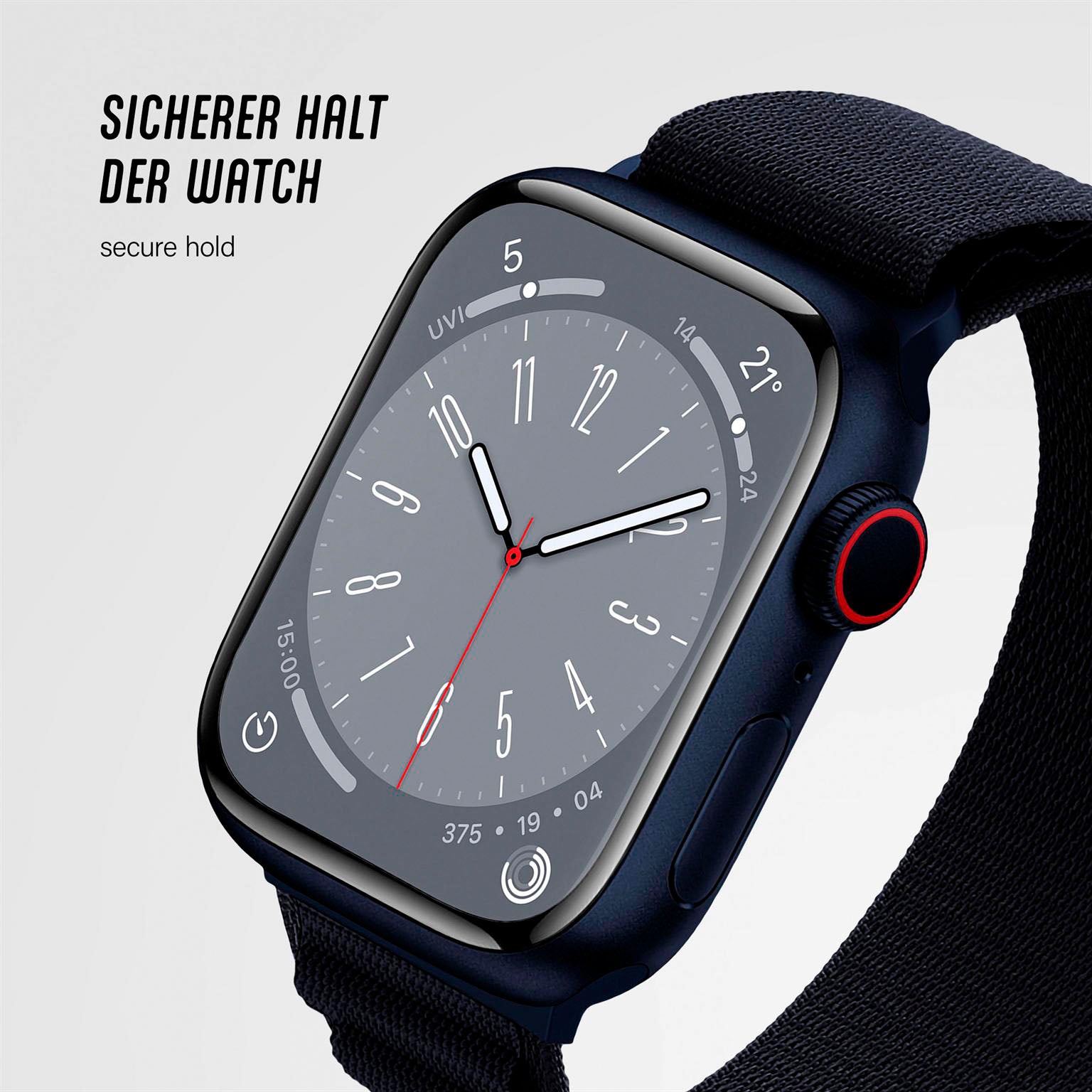 Active Loop für Apple Watch 11 (42mm) in der Farbe Deep Sea Blue (Blau)
