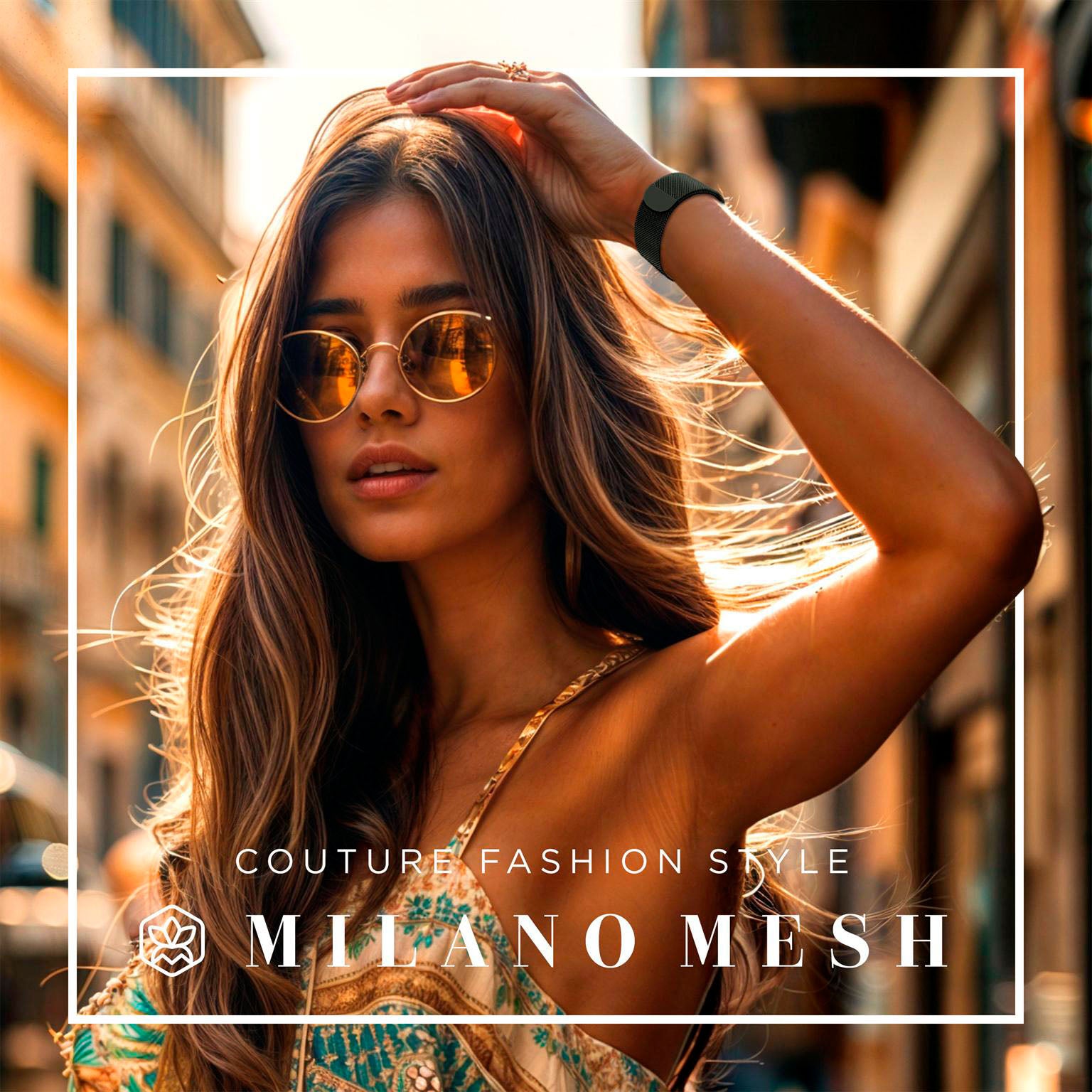 Milano Mesh für Apple Watch 11 (46mm) in der Farbe Sardegna Verde (Grün)