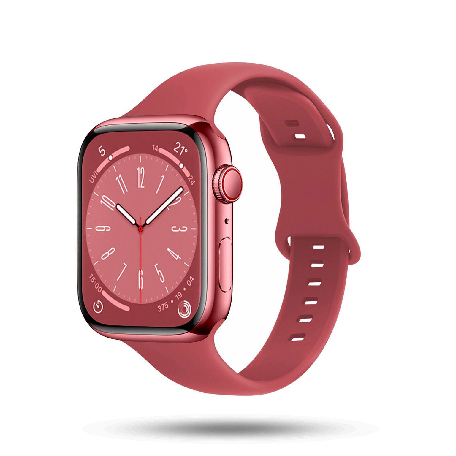 Soft Band Slim für Apple Watch 11 (46mm) in der Farbe Wild Berry (Rosa / Pink)