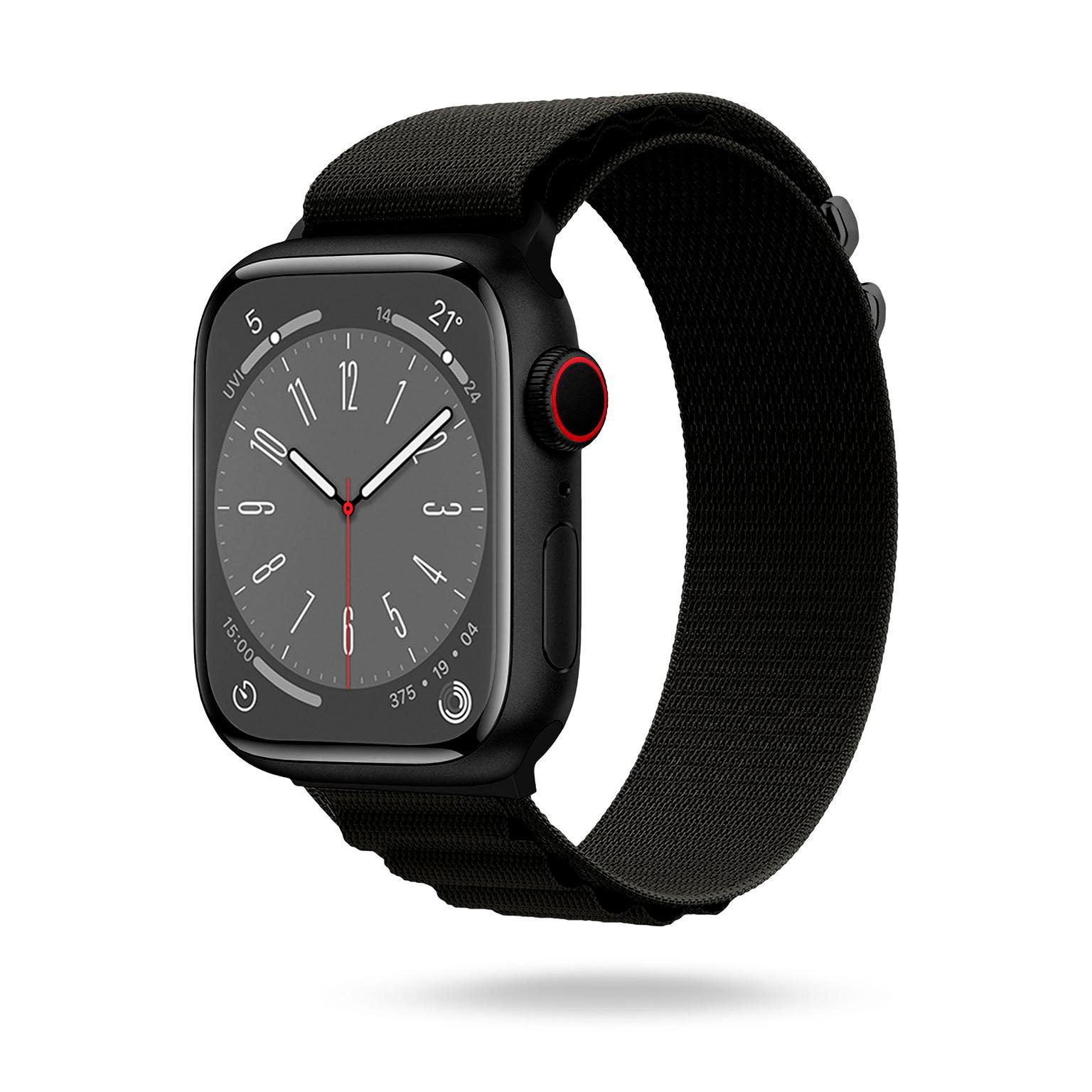 Active Loop für Apple Watch 11 (46mm) in der Farbe Onyx Black (Schwarz)