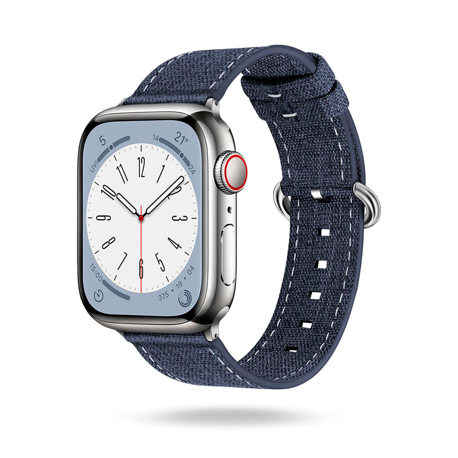 Urban Strap für Apple Watch 11 (46mm) in der Farbe Marineblau (Blau)