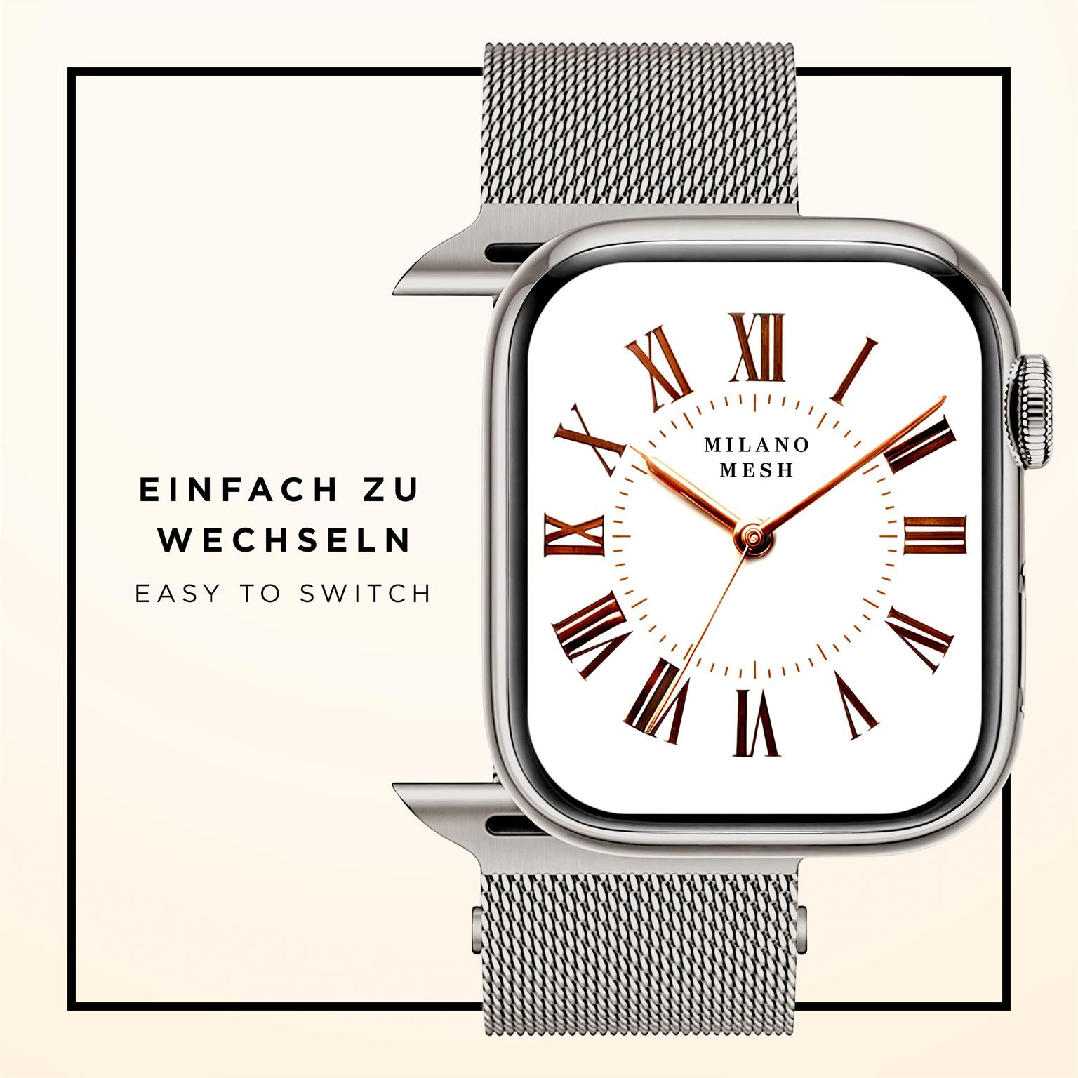 Milano Mesh für Apple Watch 3 (38mm)