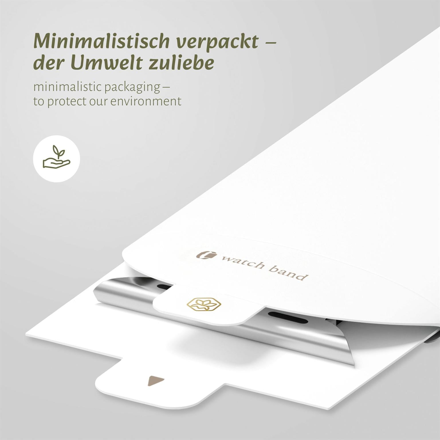 Urban Strap für Apple Watch 4 (44mm) in der Farbe Olivgrün (Grün)