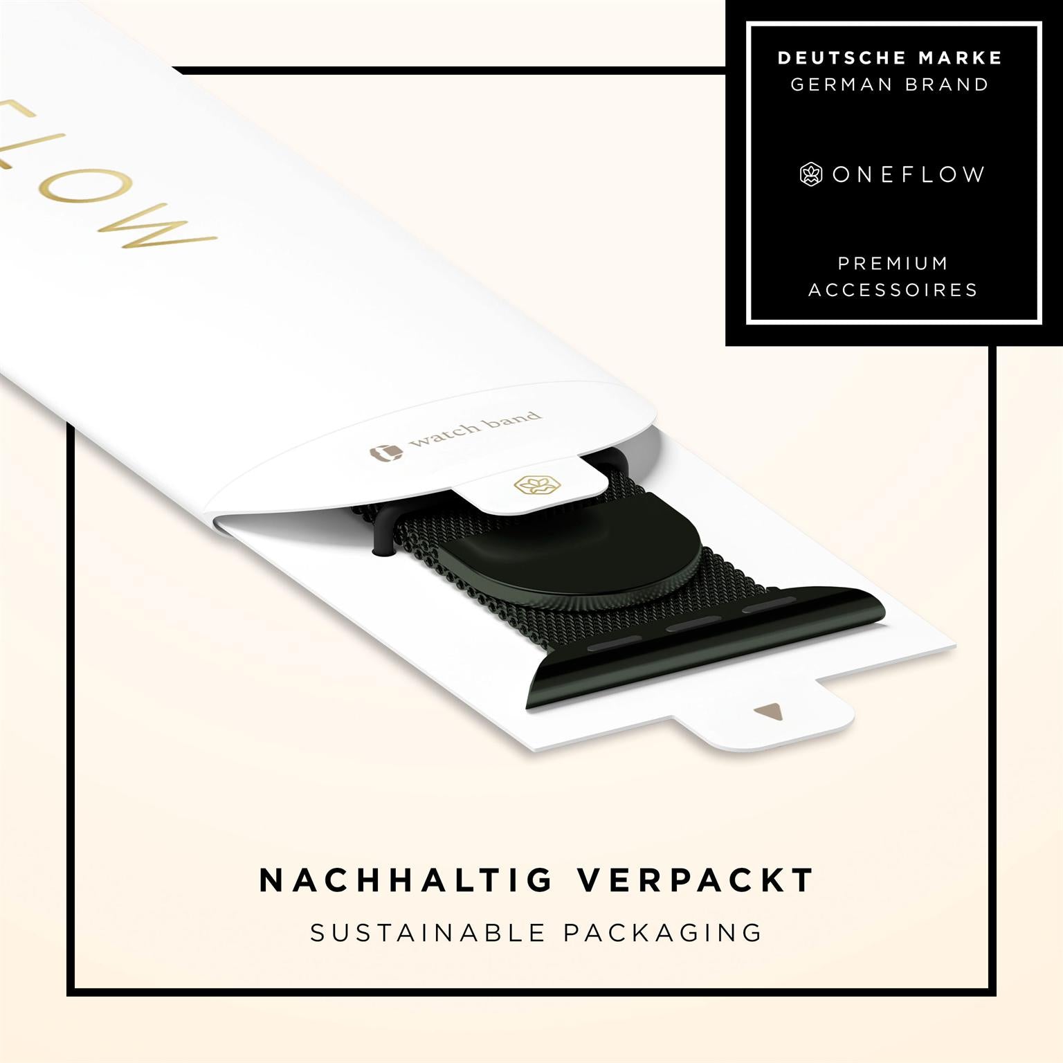 Milano Mesh für Apple Watch 5 (44mm) in der Farbe Sardegna Verde (Grün)