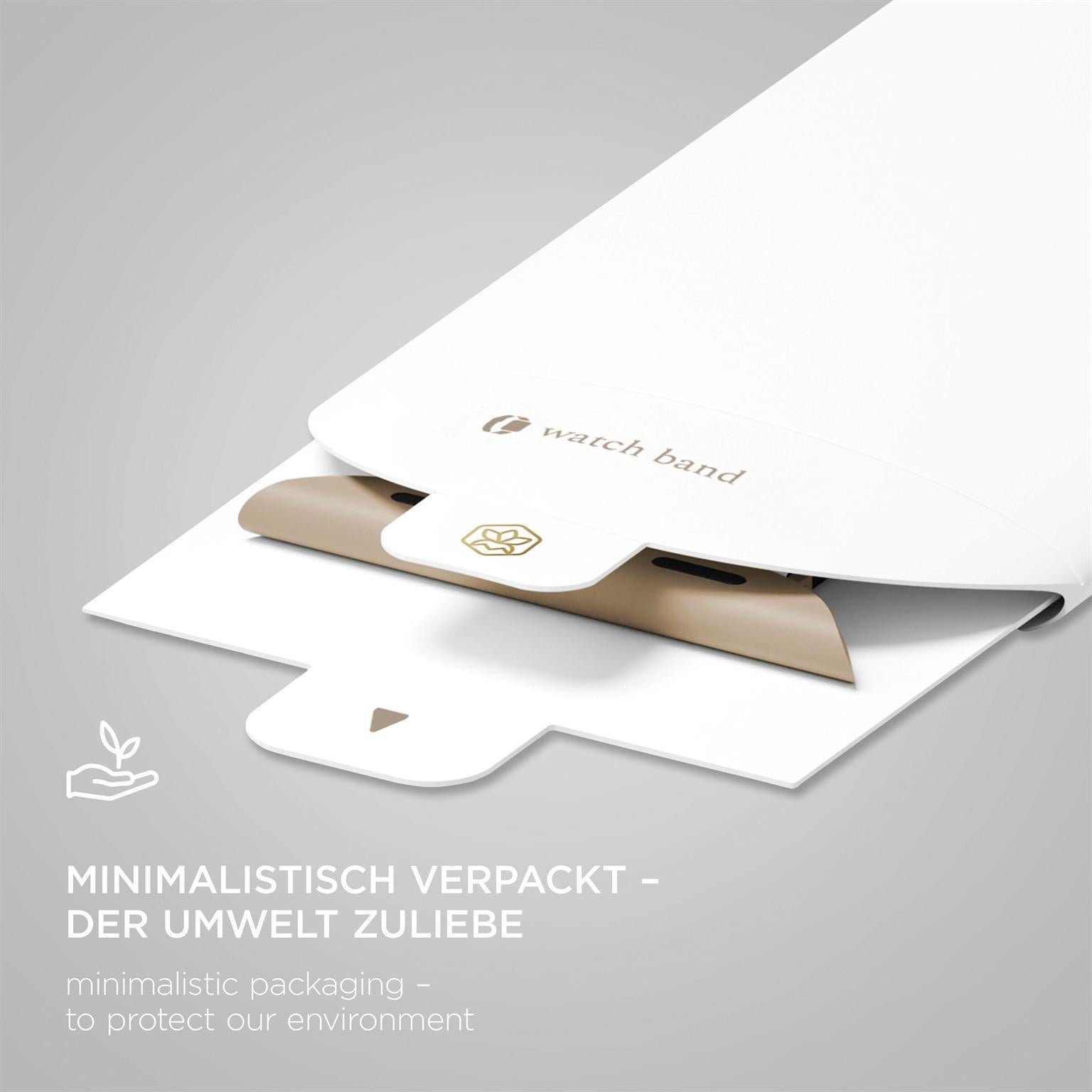 Soft Band Slim für Apple Watch 5 (44mm) in der Farbe Desert Dune (Braun / Beige)