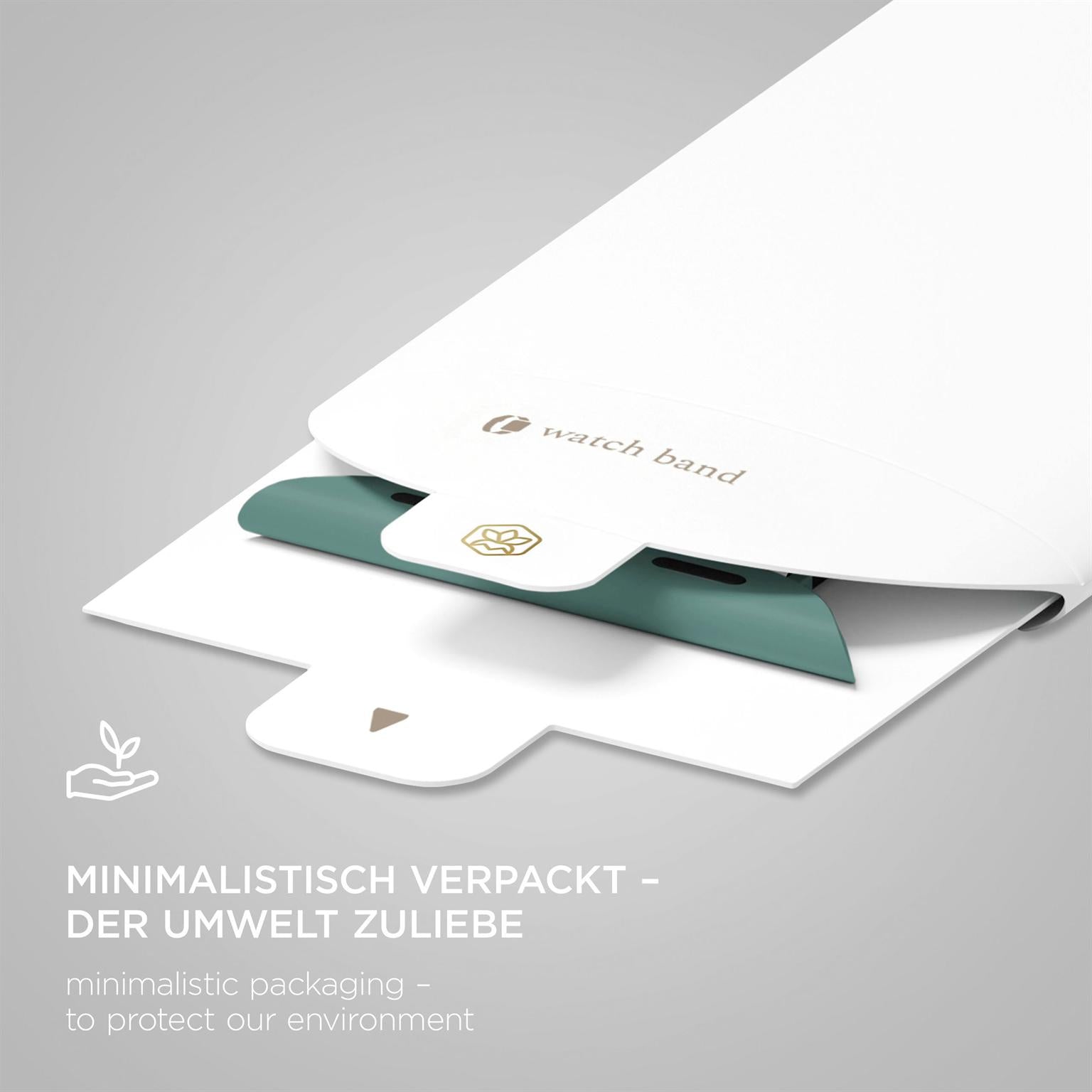 Soft Band Slim für Apple Watch 6 (44mm) in der Farbe Evergreen (Grün)