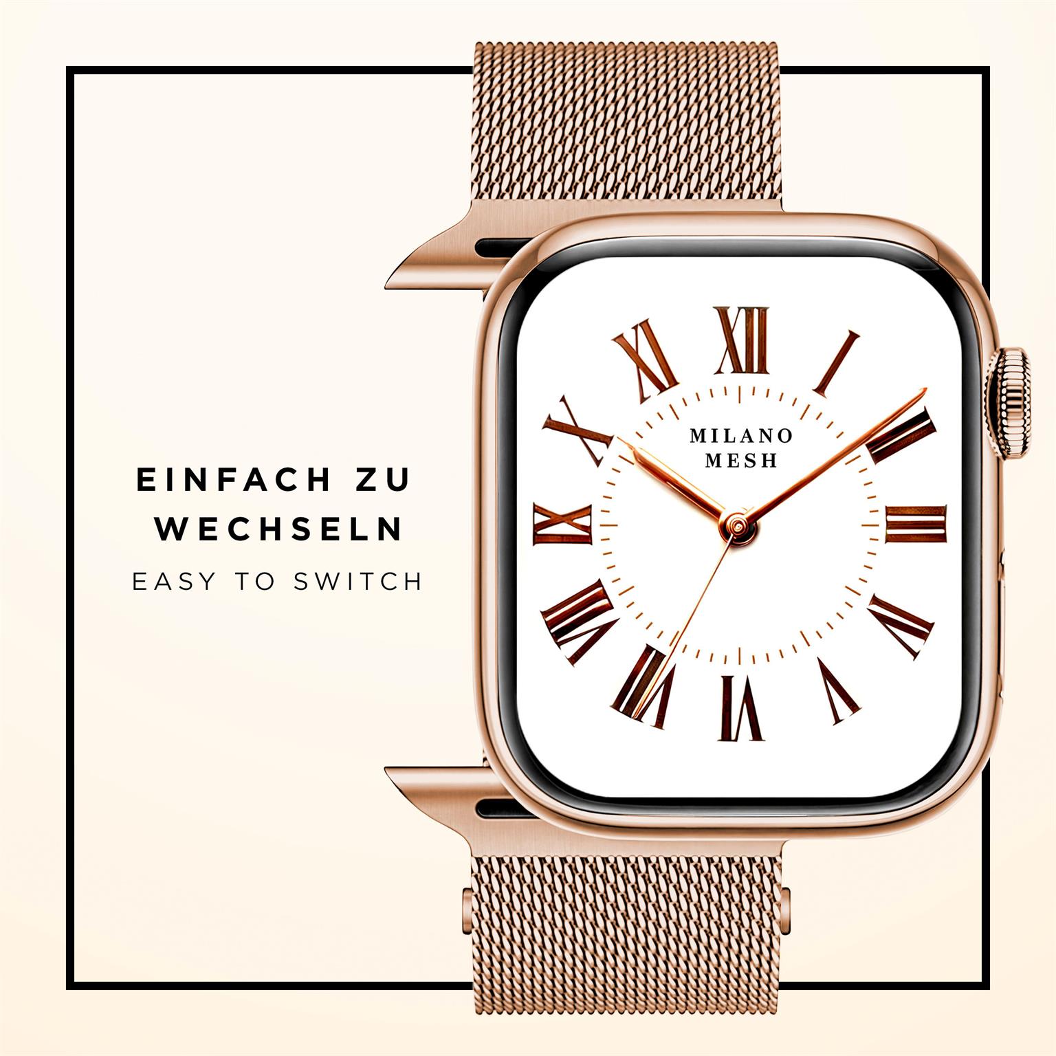 Milano Mesh für Apple Watch 7 (41mm)
