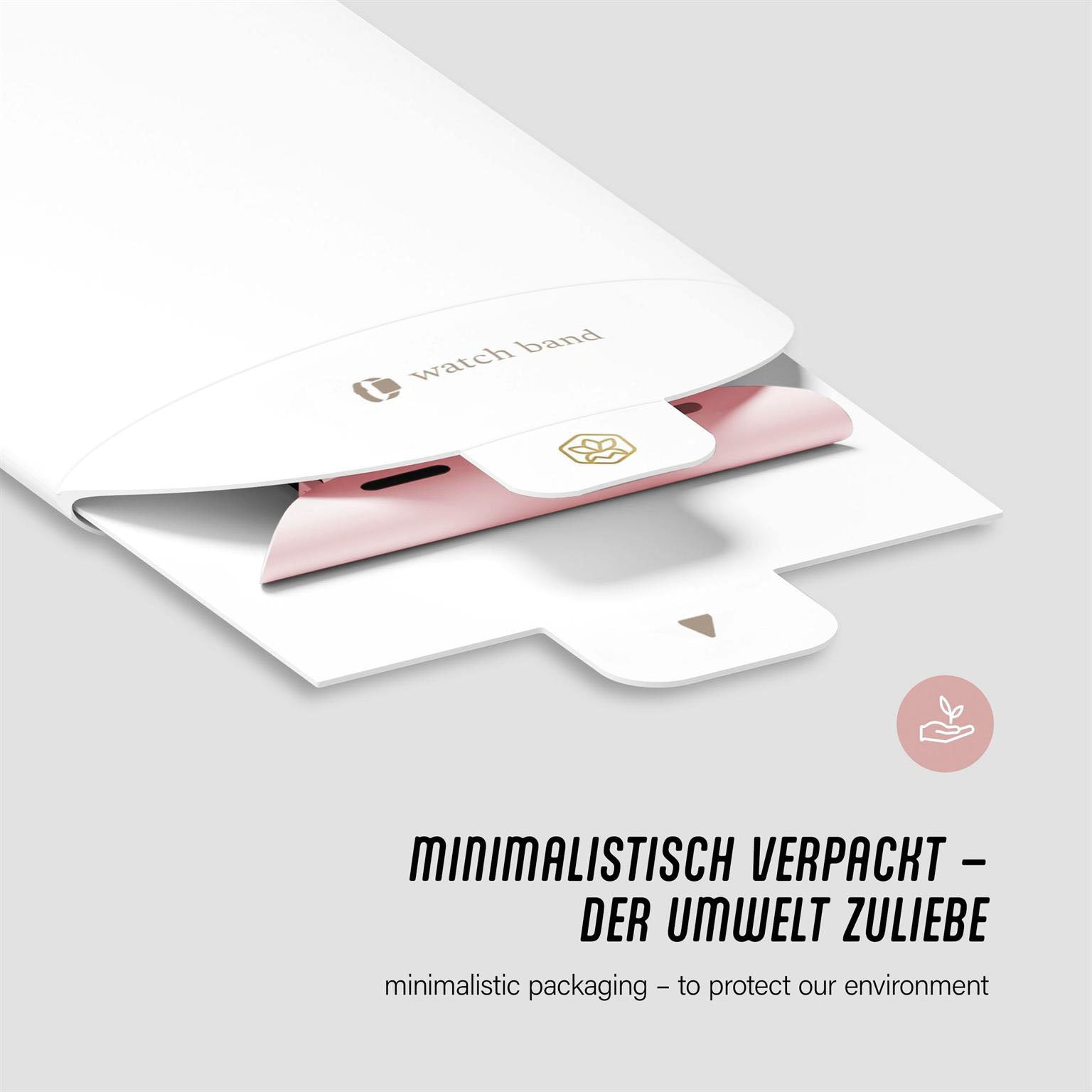 Active Loop für Apple Watch 8 (45mm) in der Farbe Soft Sand (Rosa / Pink)