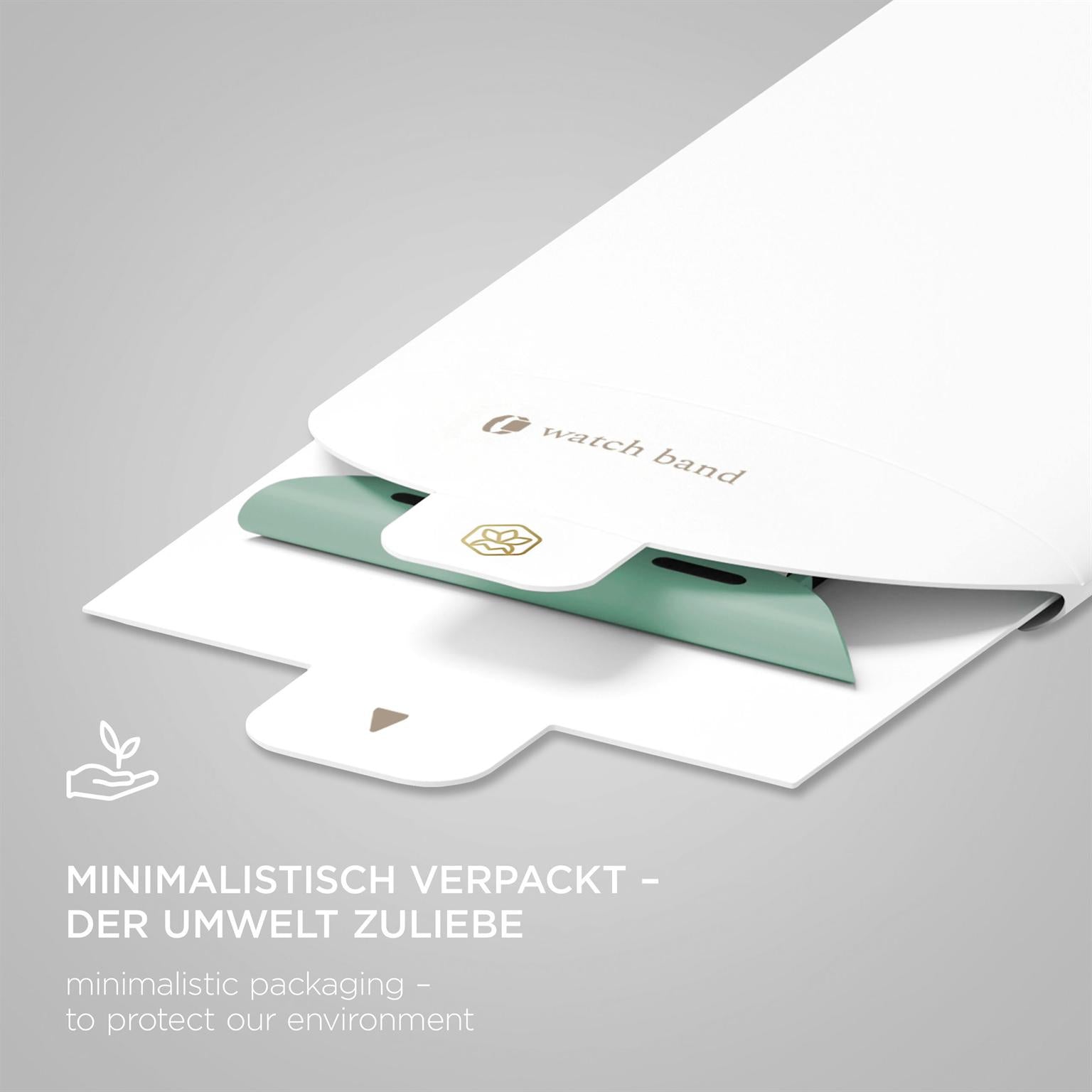 Soft Band Slim für Apple Watch 9 (41mm) in der Farbe Mint Whisper (Mint / Türkis)