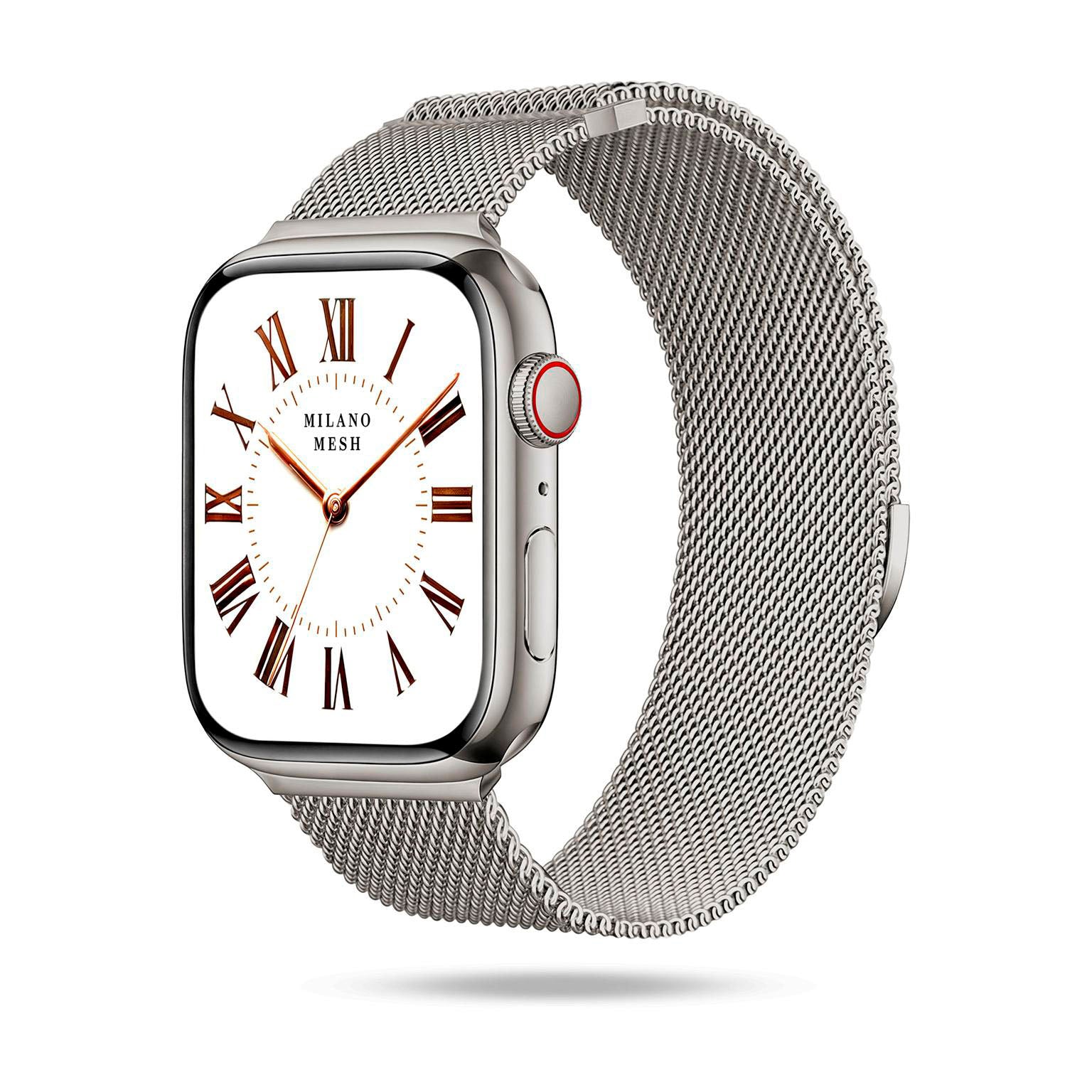 Milano Mesh für Apple Watch Ultra 3 (49mm) in der Farbe Capri Glow (Silber)