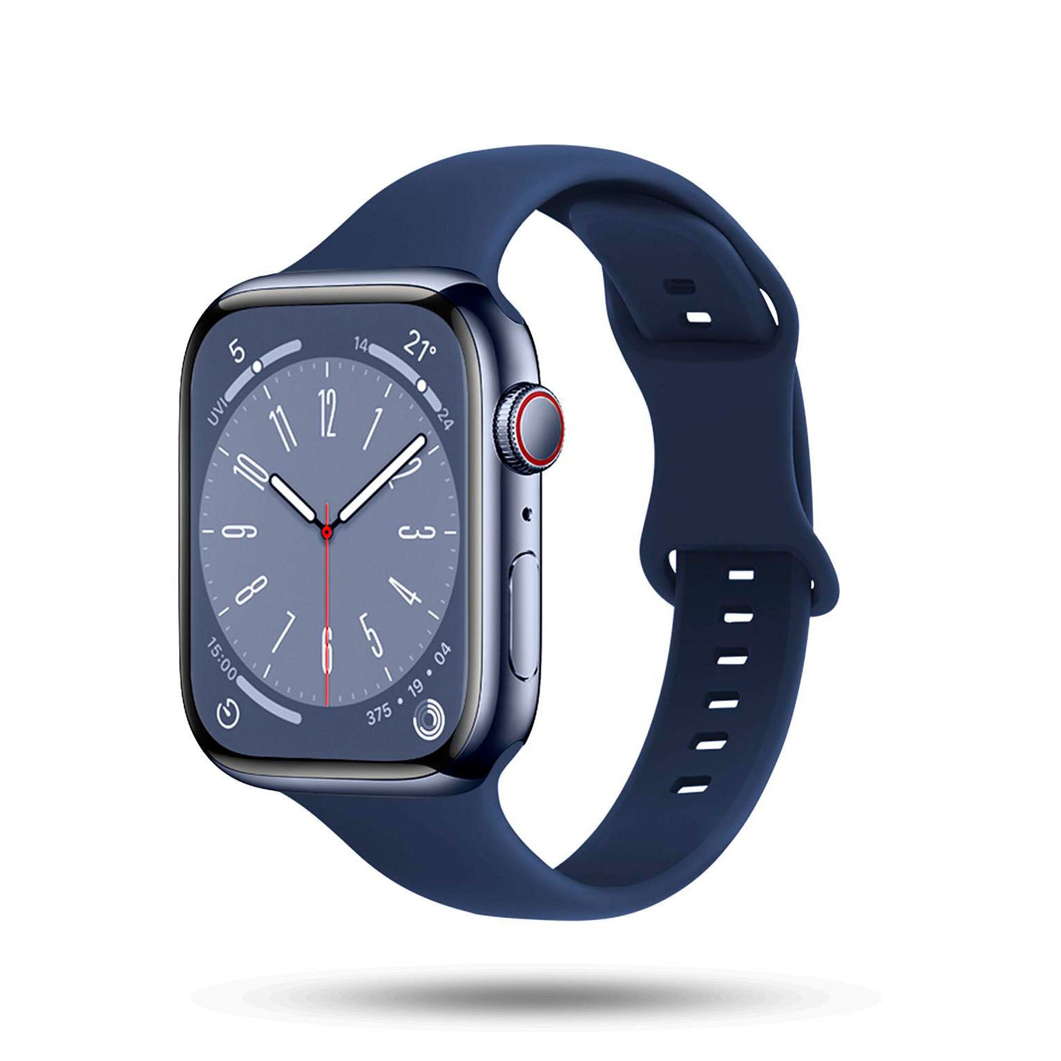 Soft Band Slim für Apple Watch Ultra 3 (49mm) in der Farbe Ocean Wave (Blau)