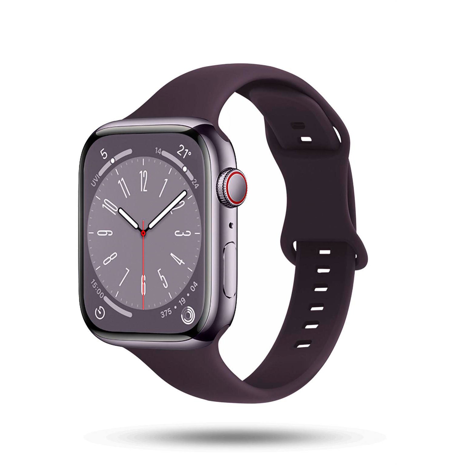 Soft Band Slim für Apple Watch Ultra 3 (49mm) in der Farbe Cherry Blossom (Lila / Violett)
