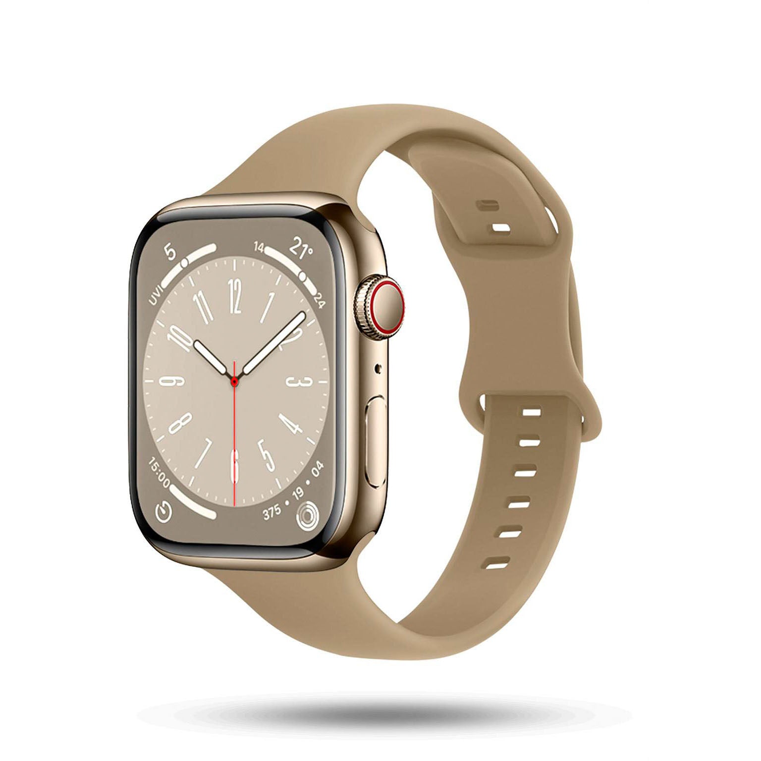 Soft Band Slim für Apple Watch Ultra 3 (49mm) in der Farbe Desert Dune (Braun / Beige)