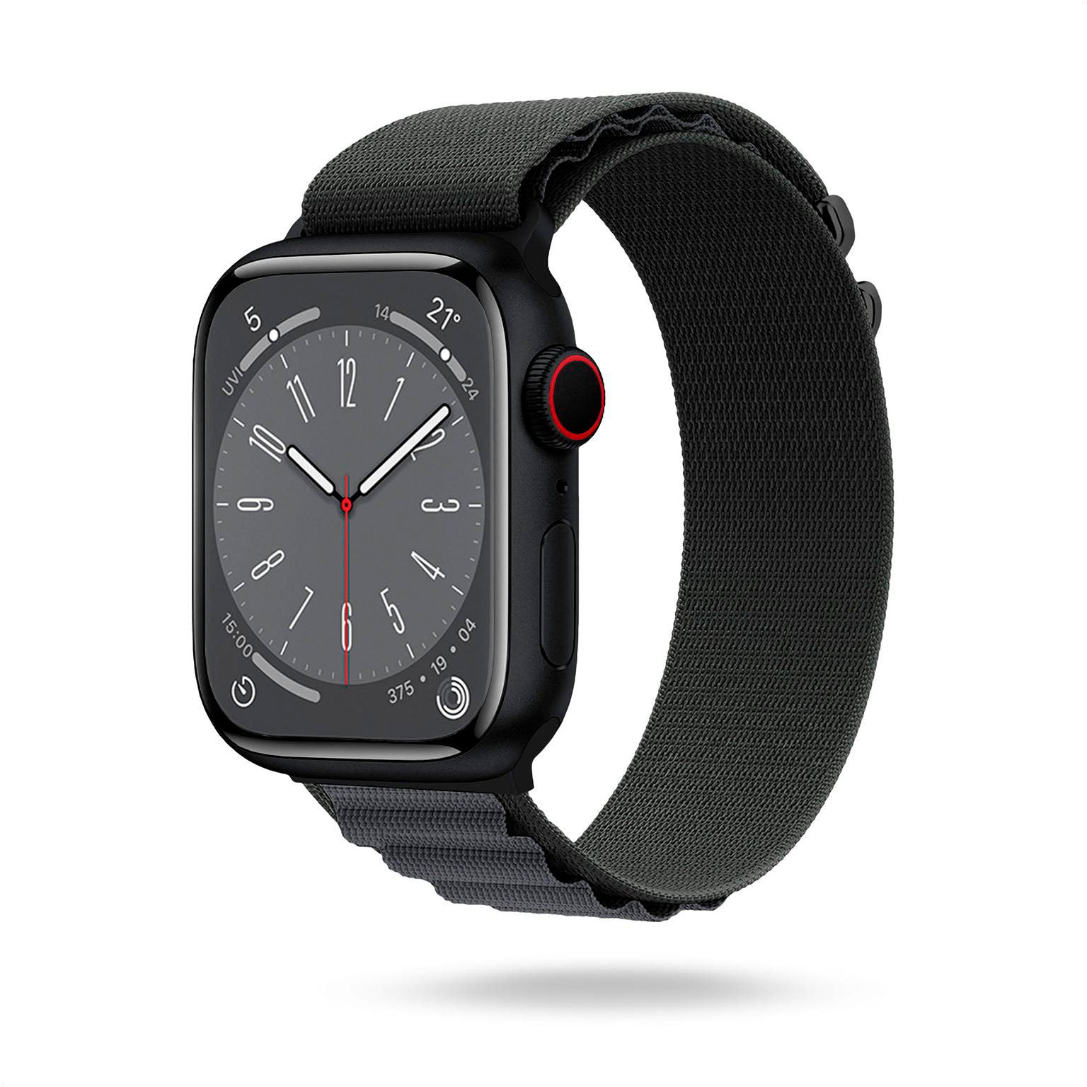 Active Loop für Apple Watch Ultra 3 (49mm) in der Farbe Charcoal Grey (Grau)