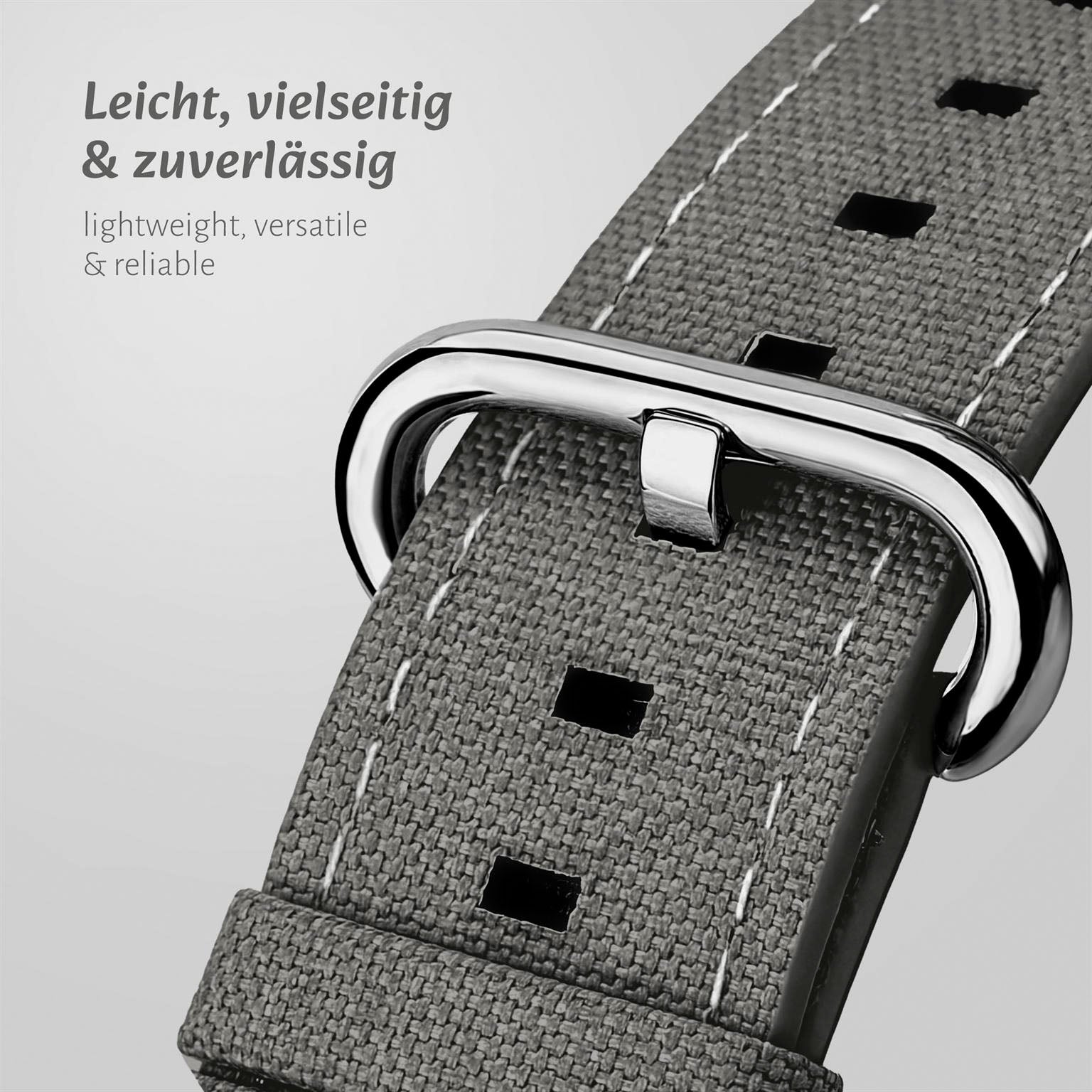Urban Strap für Apple Watch Ultra 3 (49mm) in der Farbe Nebelgrau (Grau)