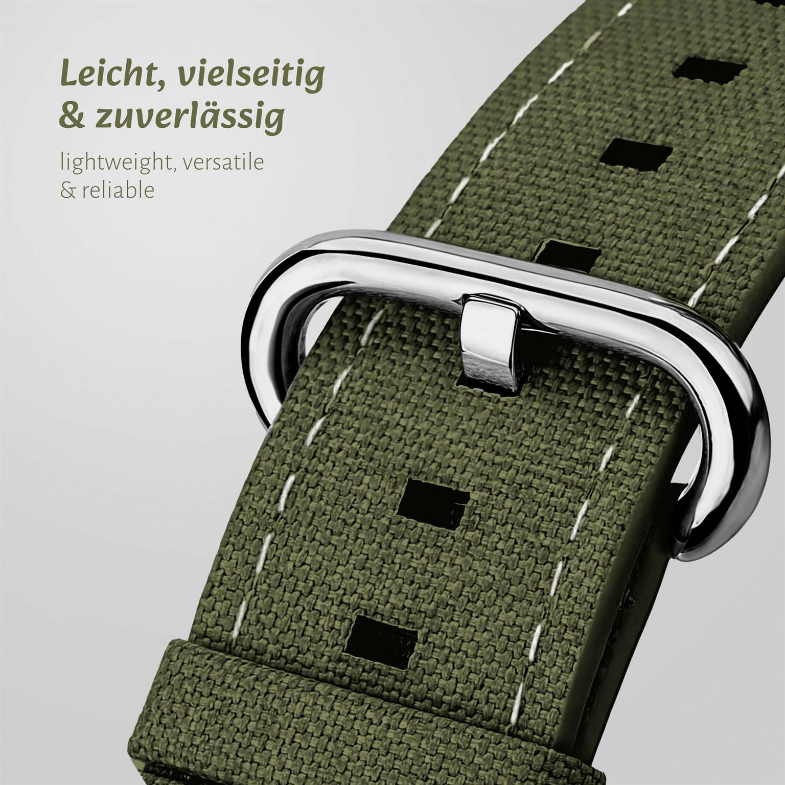 Urban Strap für Apple Watch Ultra 3 (49mm) in der Farbe Olivgrün (Grün)