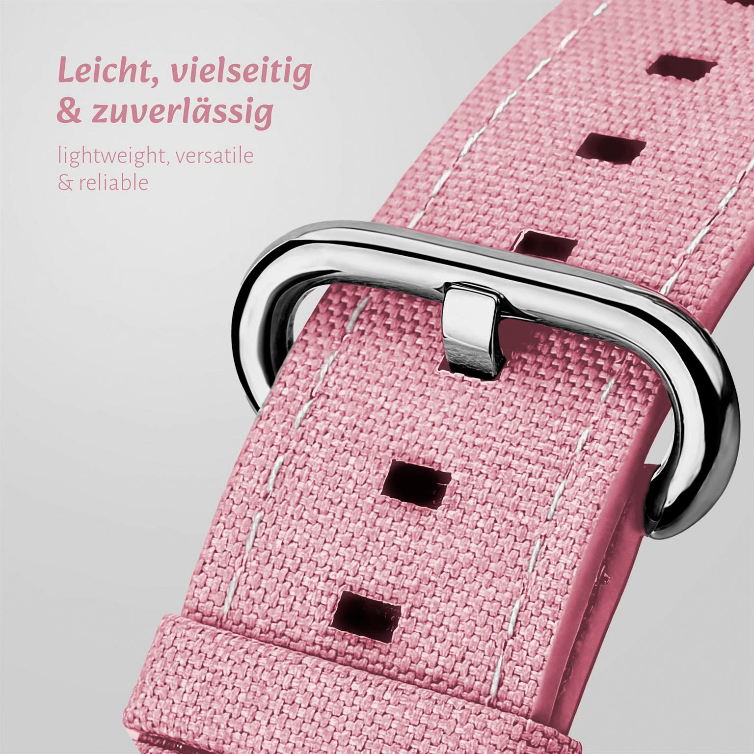 Urban Strap für Apple Watch Ultra 3 (49mm) in der Farbe Zartrosa (Rosa / Pink)