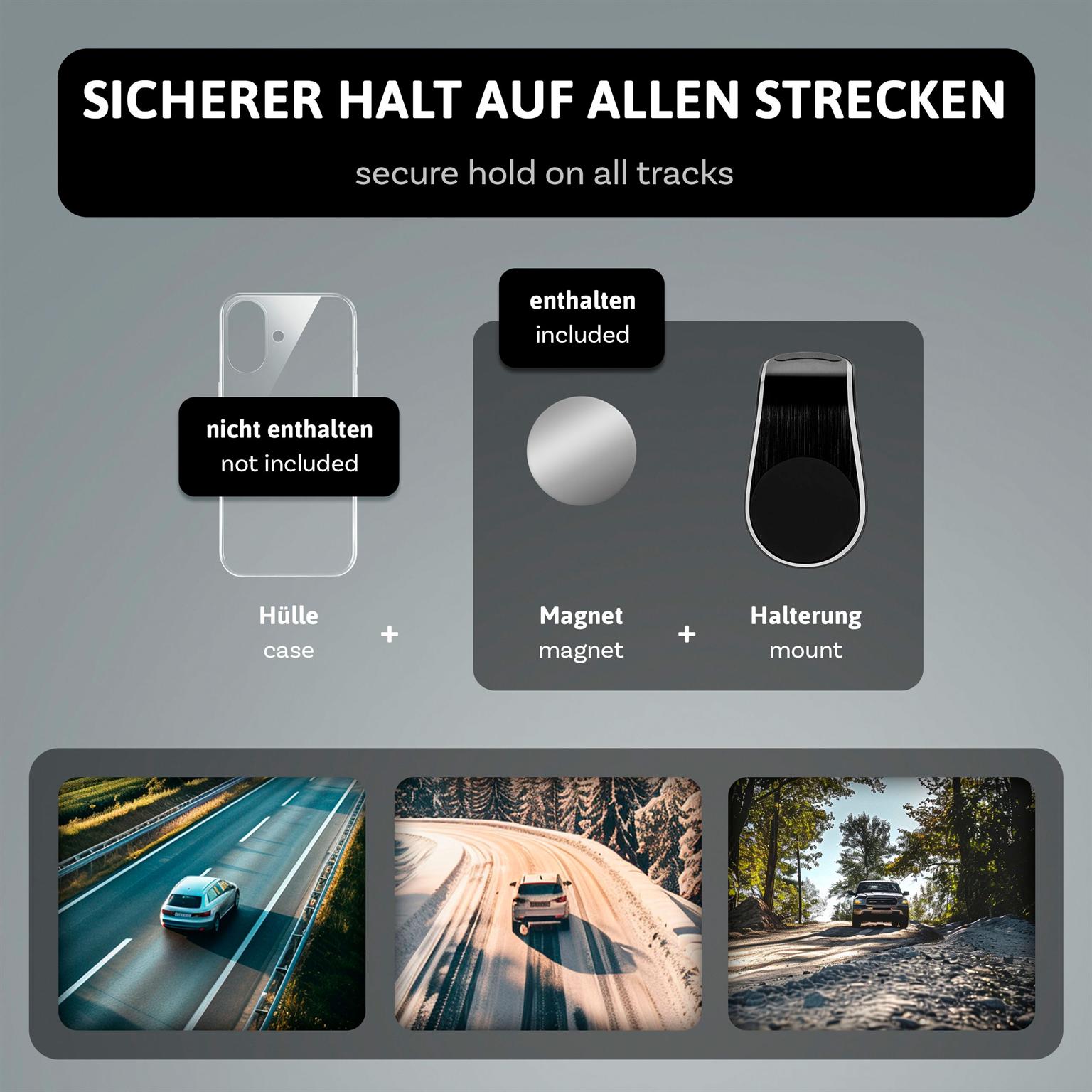 Flex Grip in der Farbe Brushed Black (Schwarz)