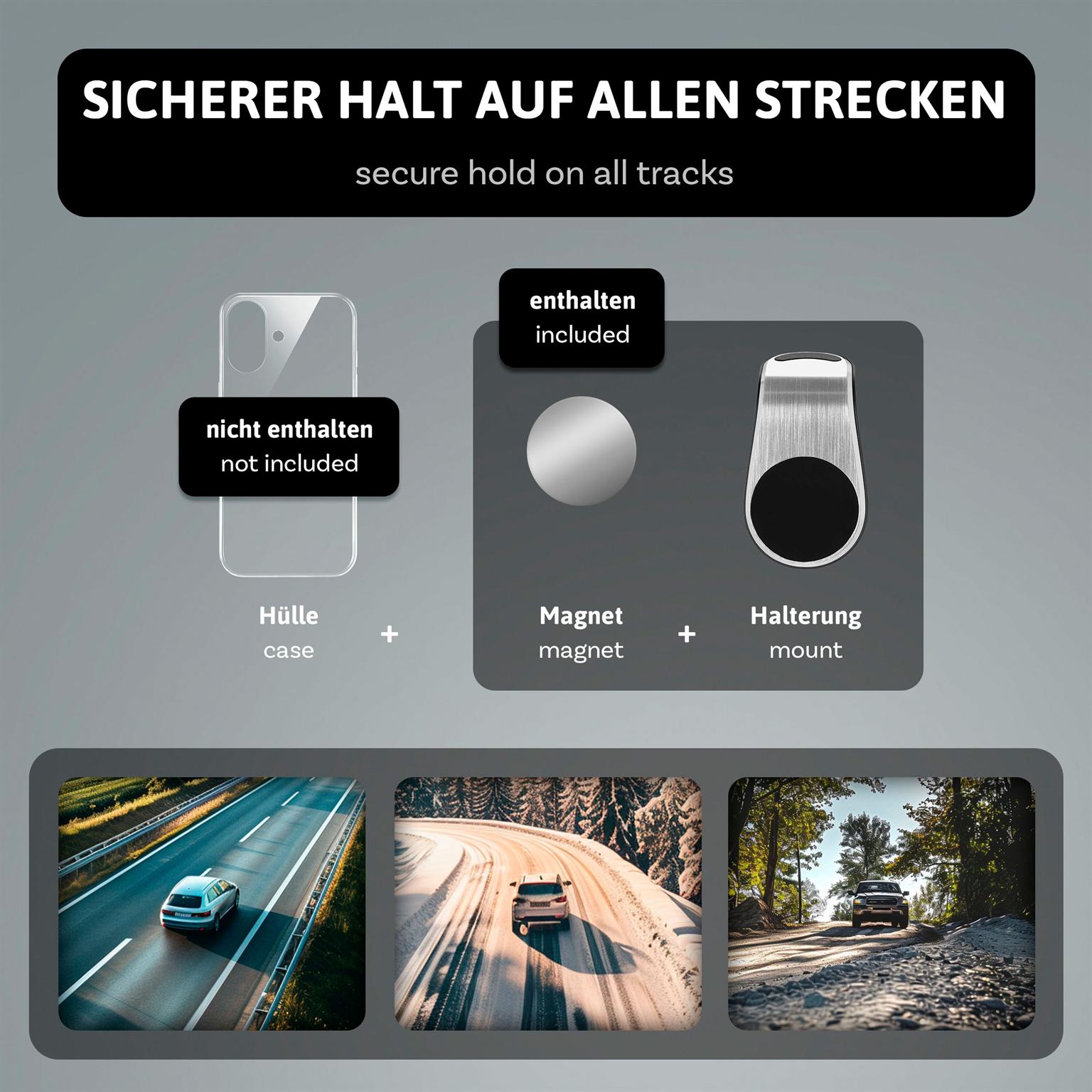 Flex Grip in der Farbe Brushed Silver (Silber)