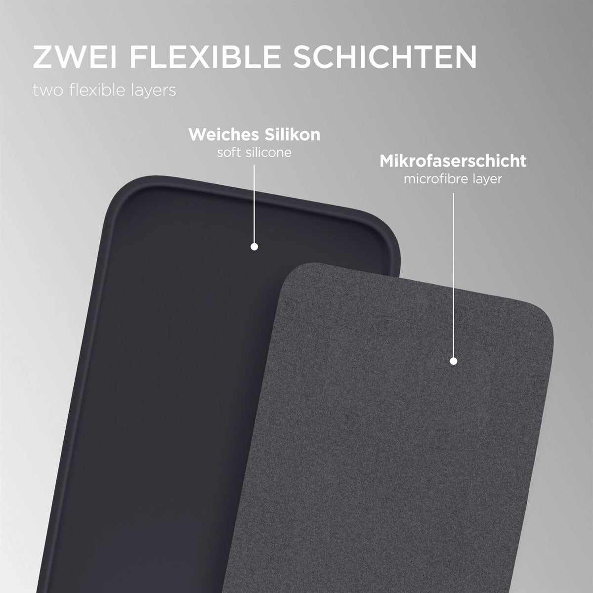 Soft Case für Google Pixel 11 in der Farbe Anthrazit (Grau)