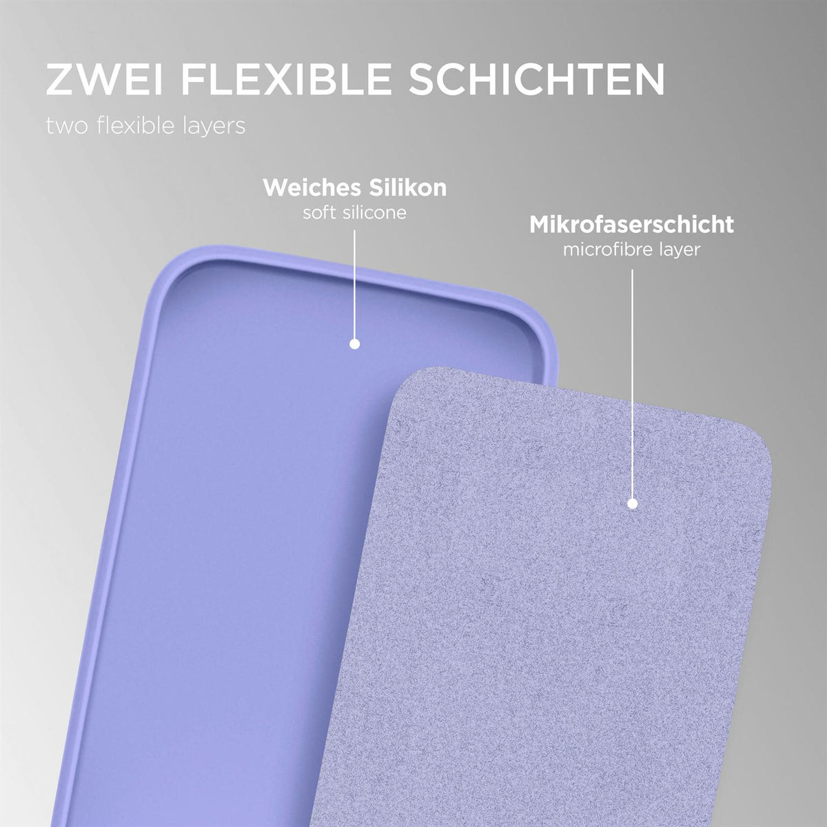 Soft Case für Google Pixel 11 in der Farbe Flieder (Lila / Violett)