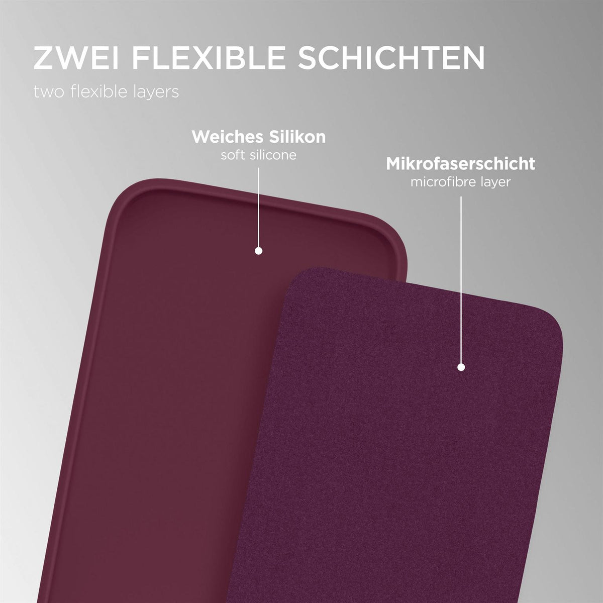 Soft Case für Google Pixel 11 in der Farbe Pflaume (Lila / Violett)