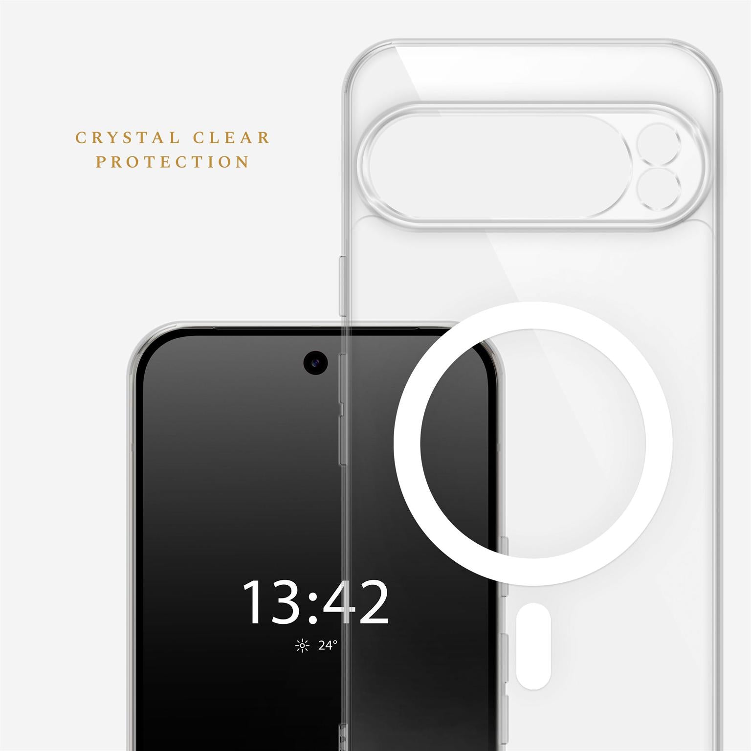 Nova Case für Google Pixel 9 Pro in der Farbe Clear (Farblos (transparent))