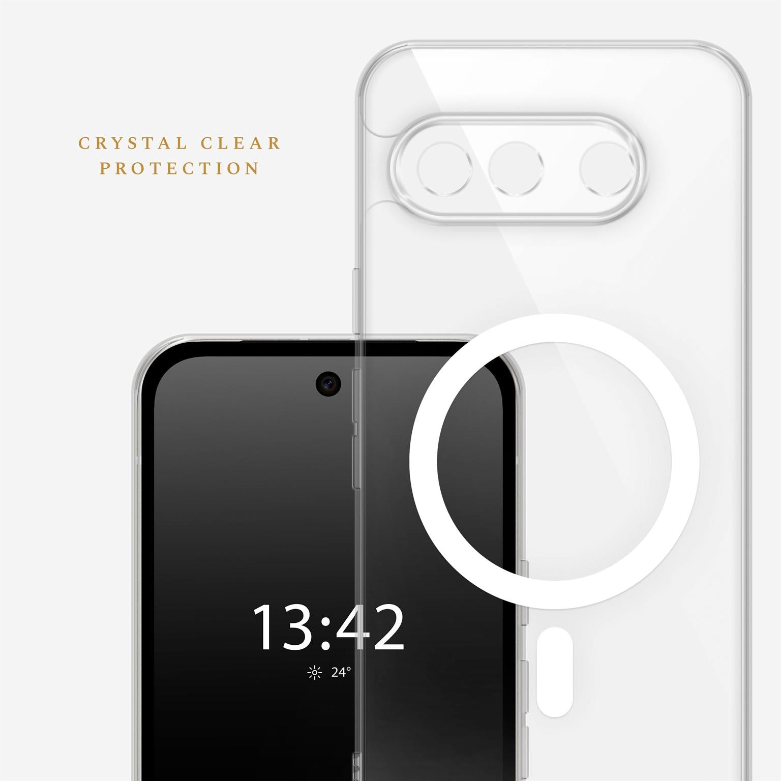 Nova Case für Google Pixel 9a in der Farbe Clear (Farblos (transparent))