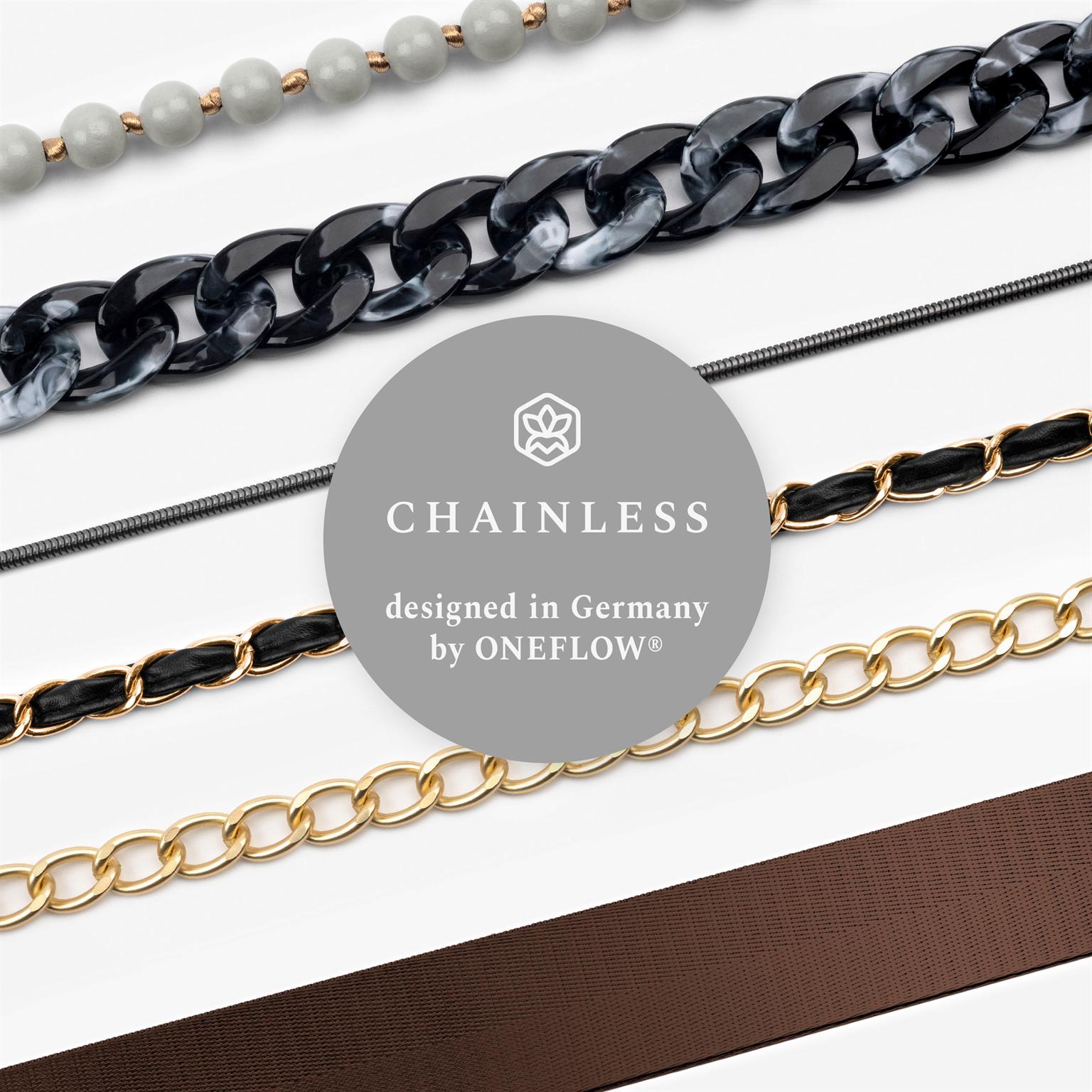Rebel Strap – Handykette in der Farbe Soft Nomad (Silber)