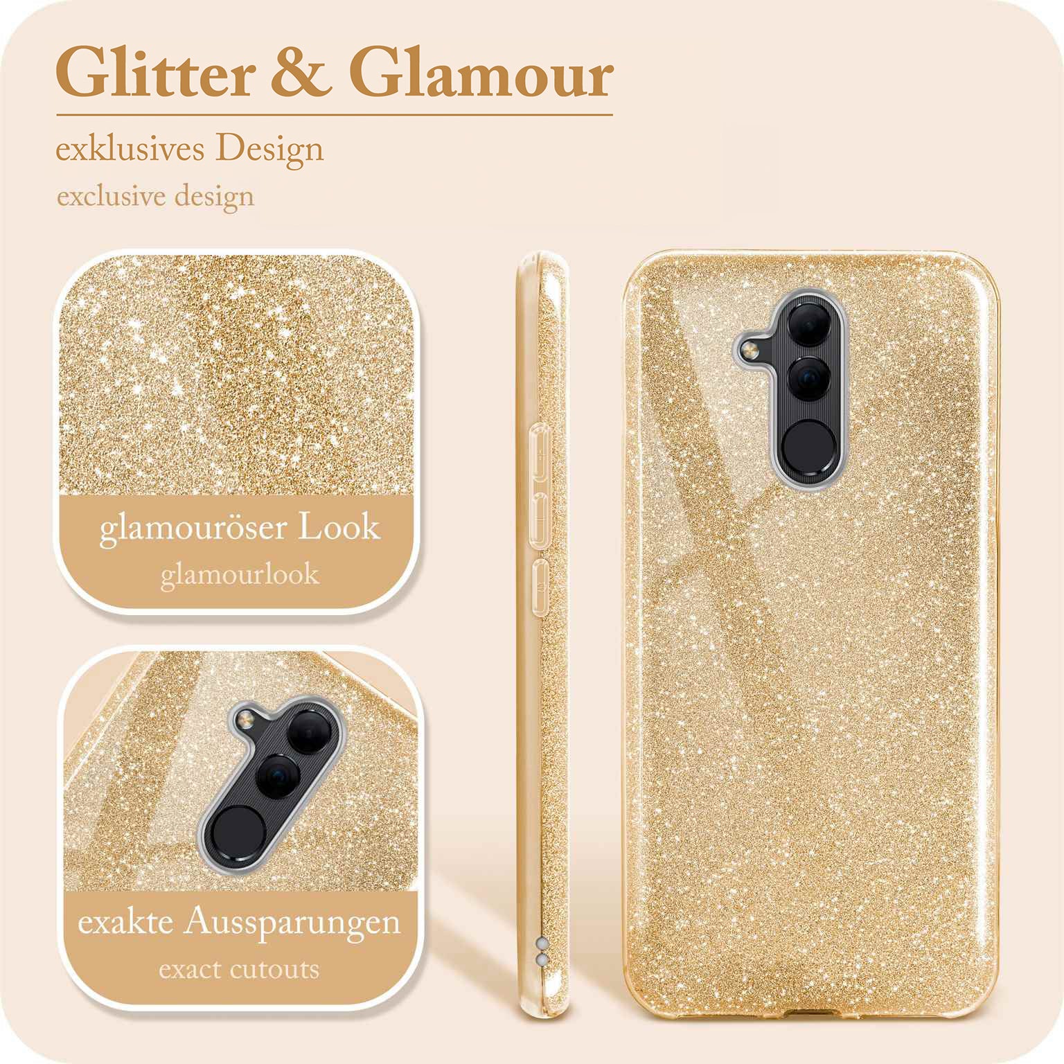Glitter Case für Huawei Mate 20 Lite