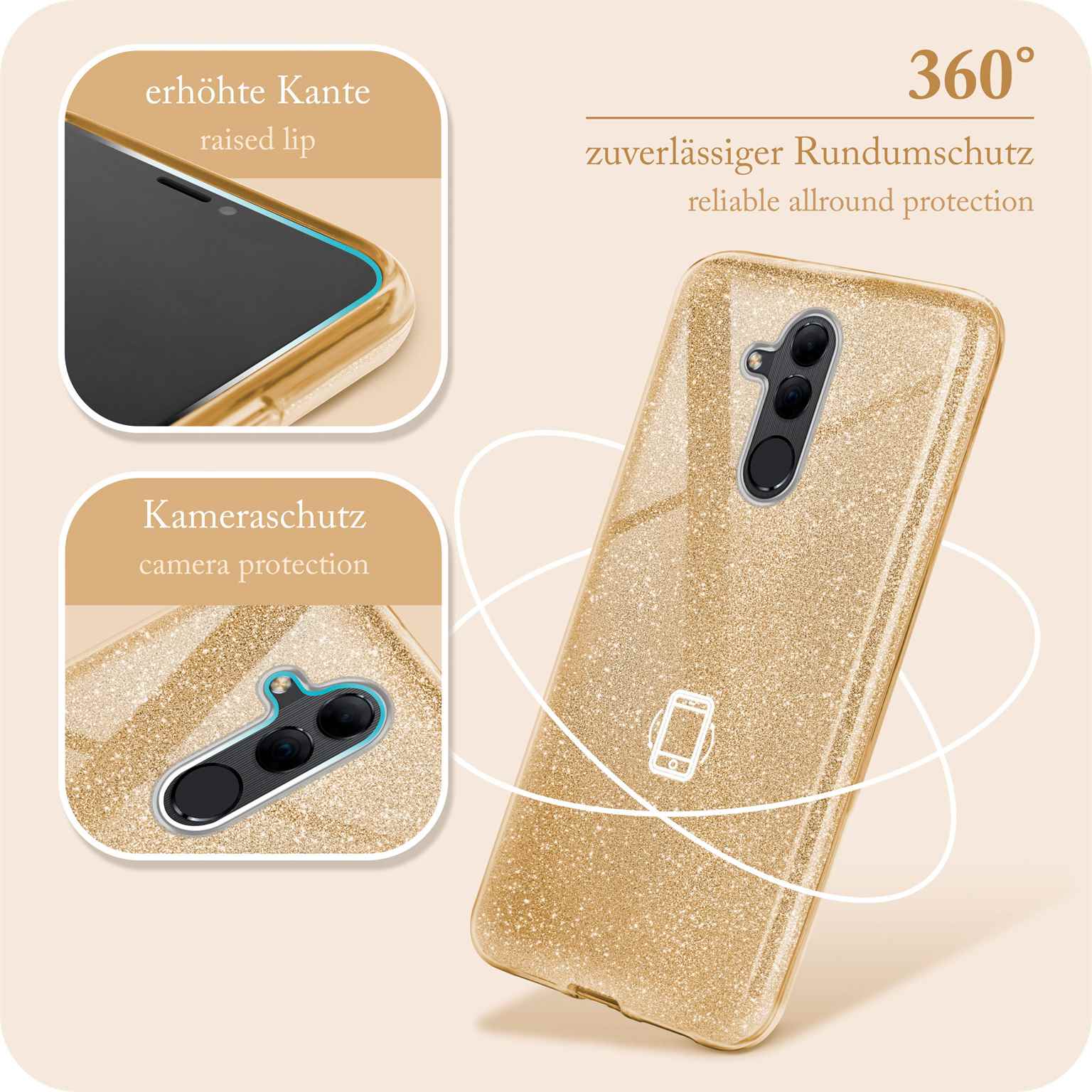 Glitter Case für Huawei Mate 20 Lite