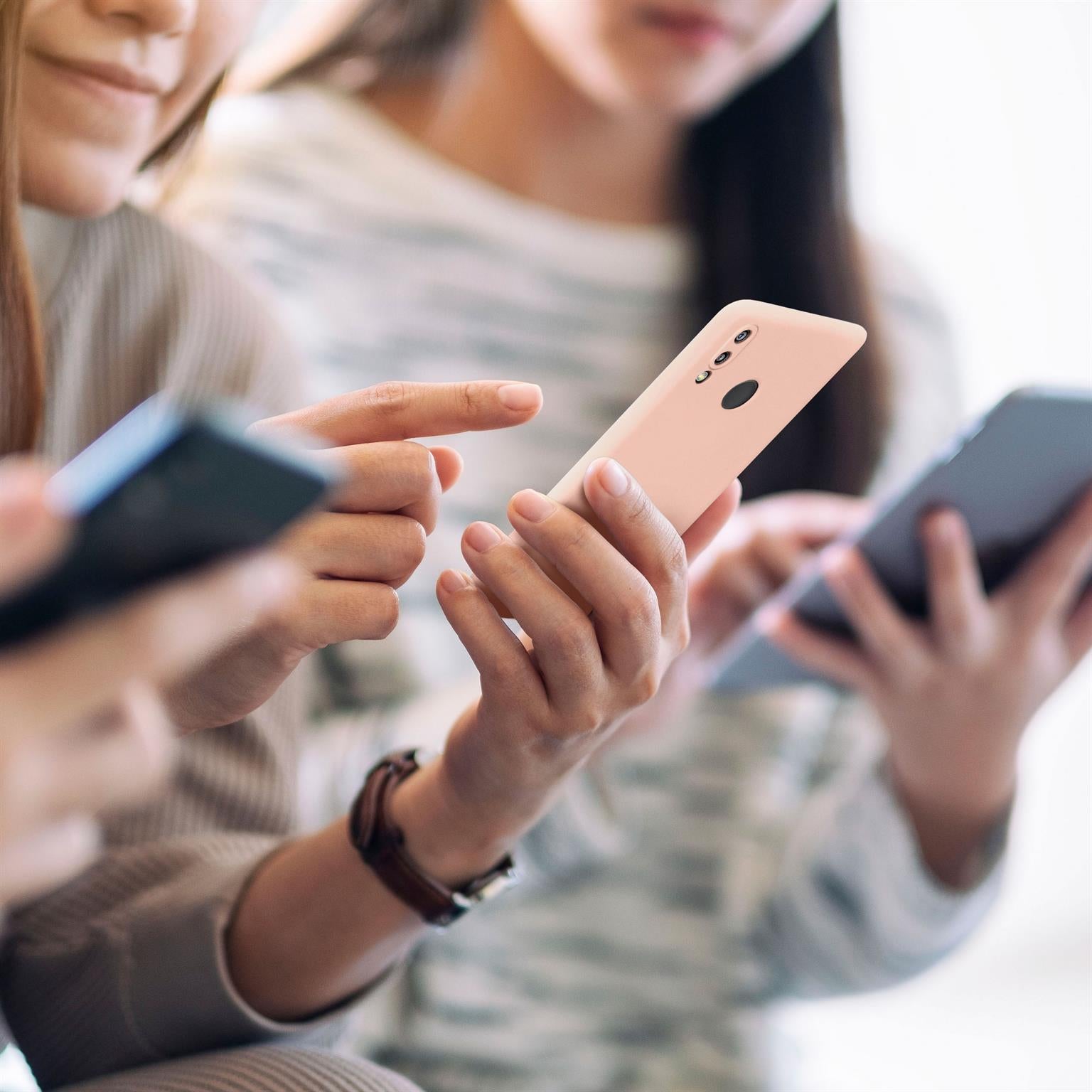 Soft Case für Huawei P20 Lite in der Farbe Sand Rosé (Rosa / Pink)
